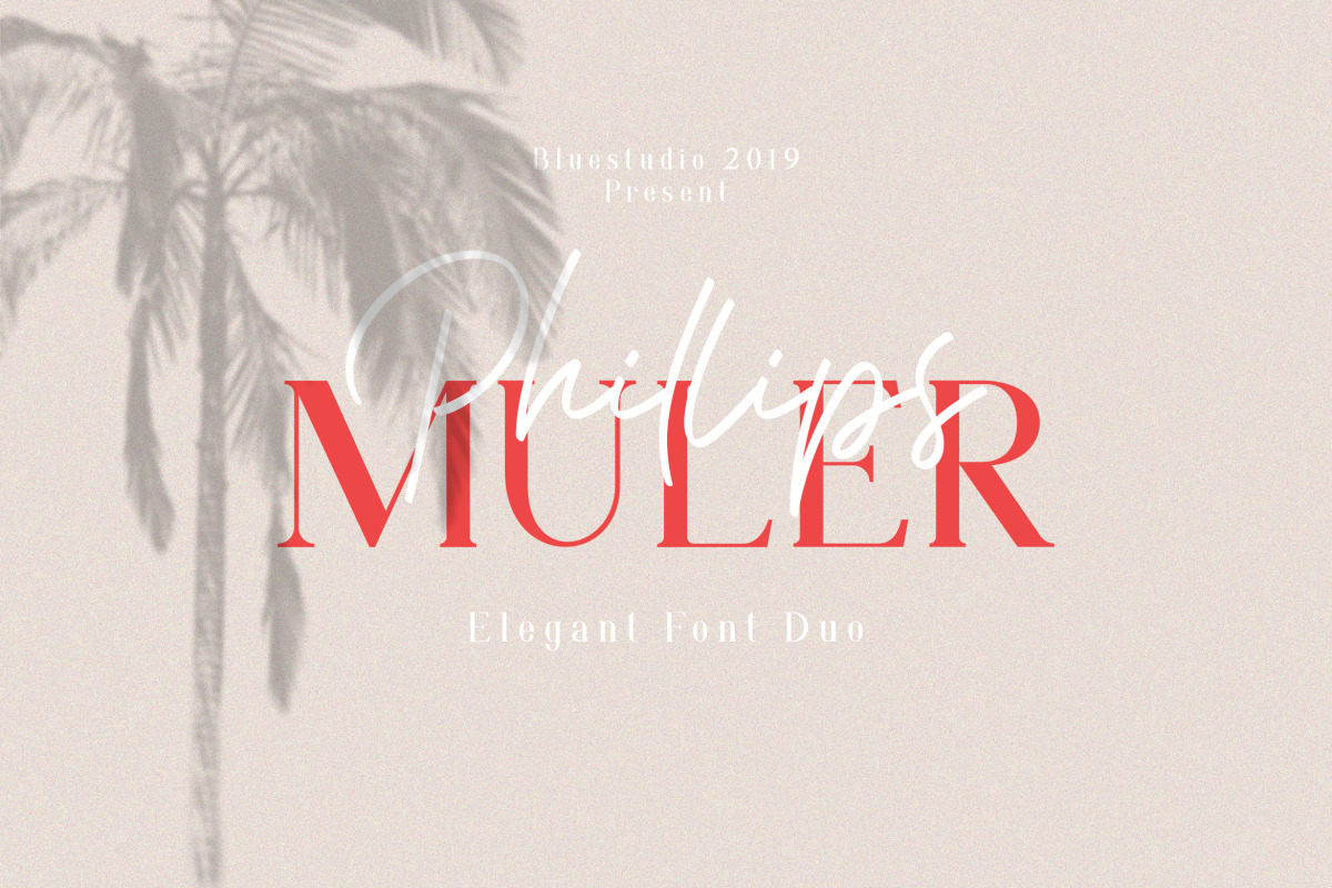 现代优雅签名徽标品牌字体 Phillips Muler Font_img_2