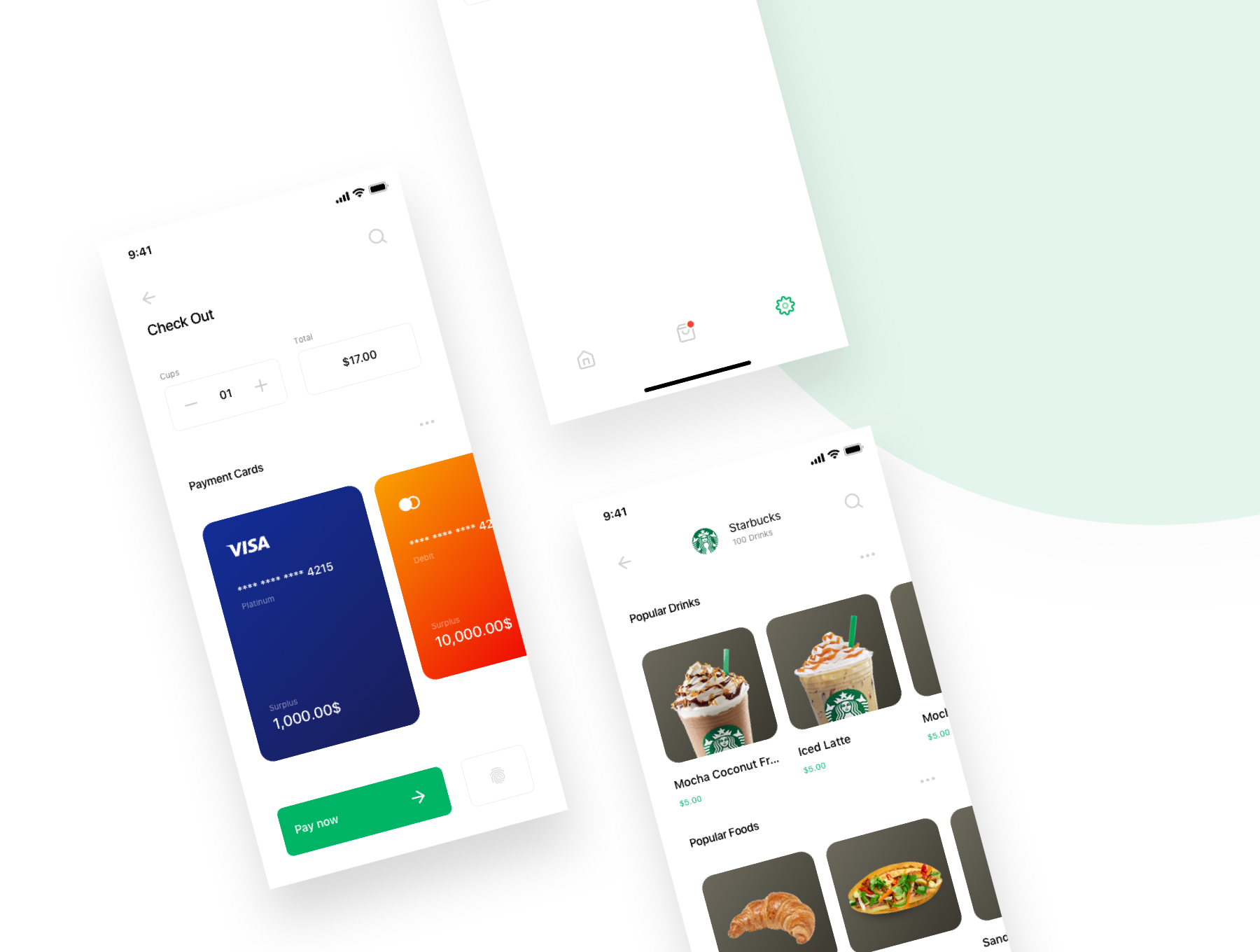 食品饮料在线支付购买iOS APP UI工具包 Woox - Food & Drink Delivexry UI Kit_img_2