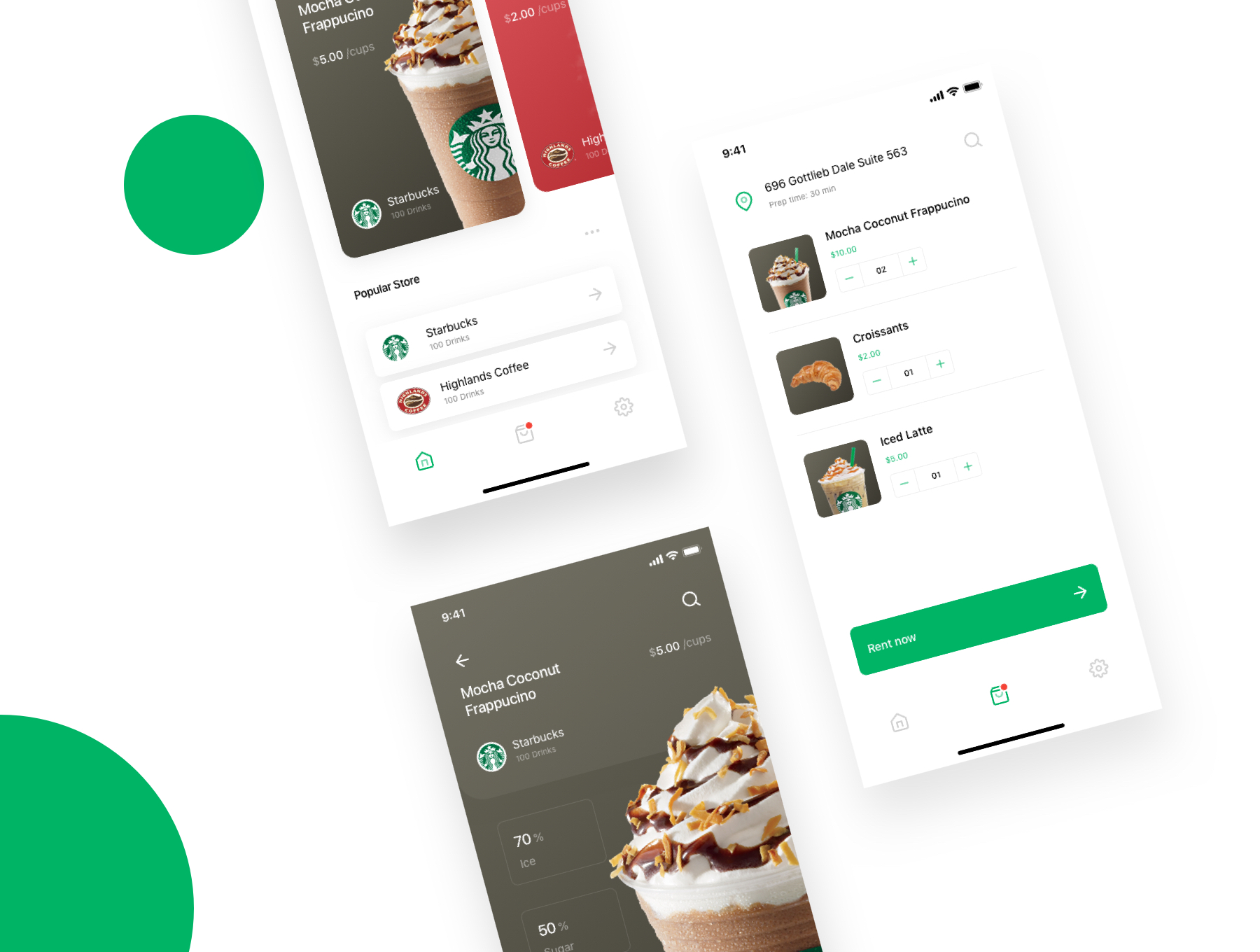 食品饮料在线支付购买iOS APP UI工具包 Woox - Food & Drink Delivexry UI Kit_img_2