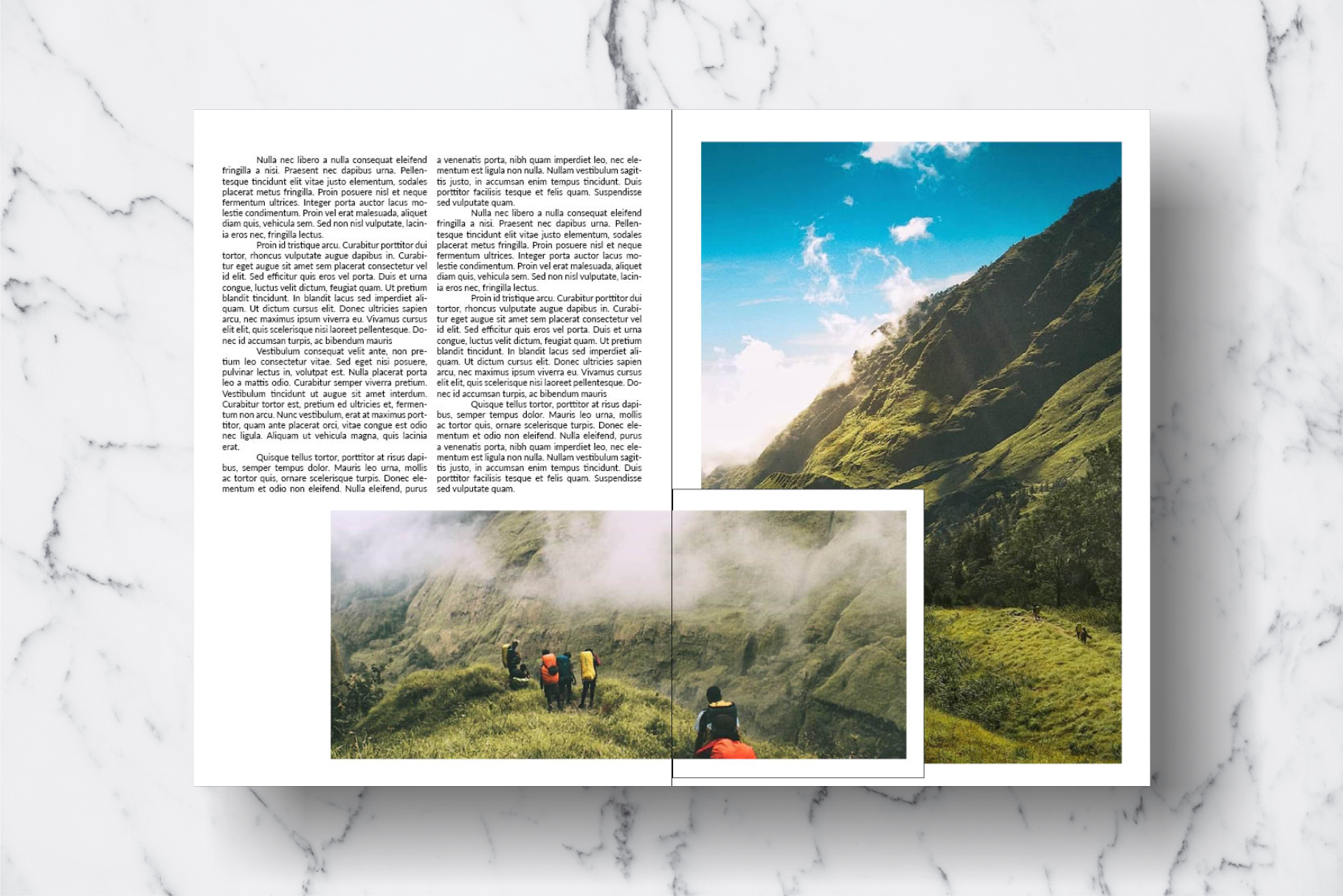 极简旅行户外摄影照片展示INDD画册模板 Magazine Template Vol. 01_img_2