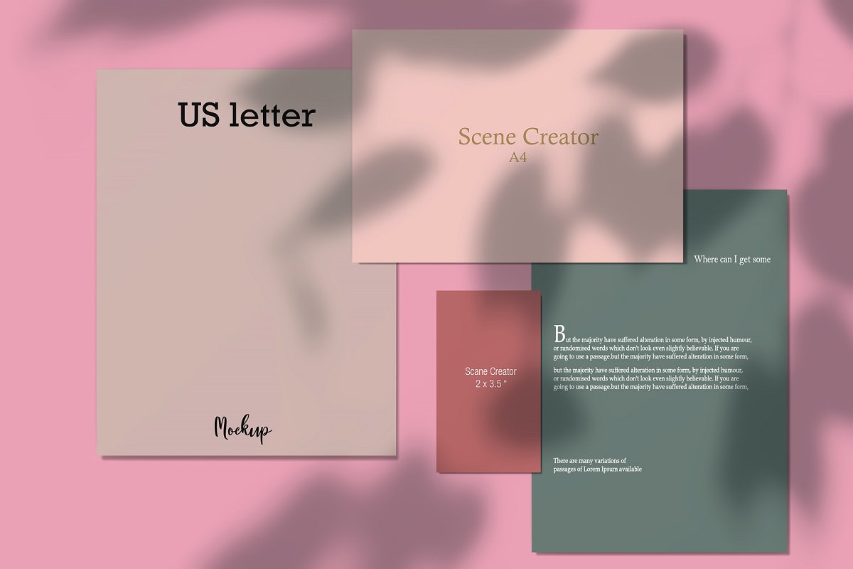 品牌设计提案办公文创电子设备展示场景样机 Scene Creator - Mockups Kit_img_2