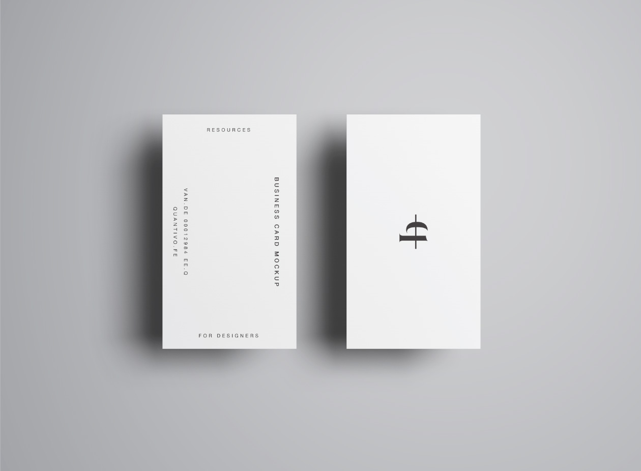 品牌设计提案办公文创名片展示样机 Business Cards Mockup_img_2
