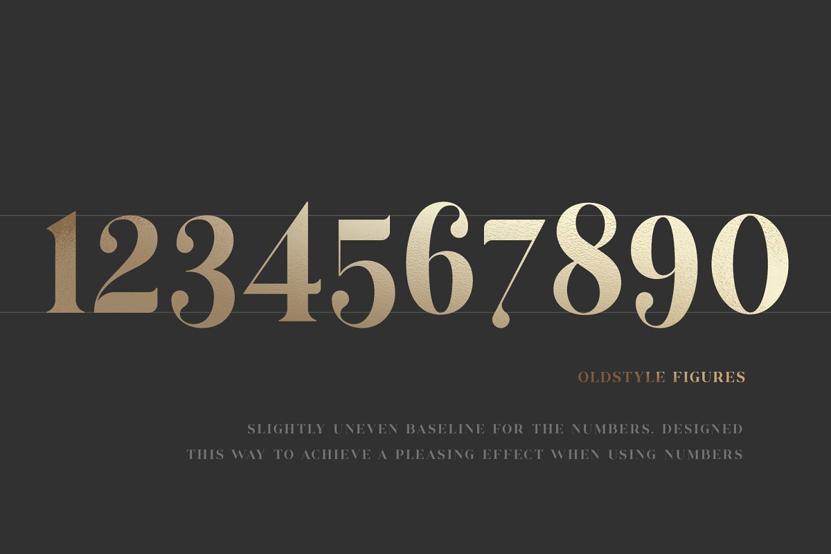 时尚优雅衬线希腊大写字符字体 Commodus - All Caps Serif Typeface_img_2