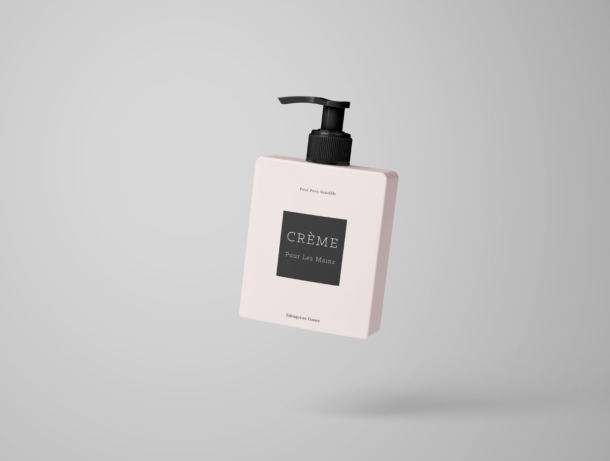 化妆品洗面奶塑料罐包装样机 Cream Bottle Mockup_img_2