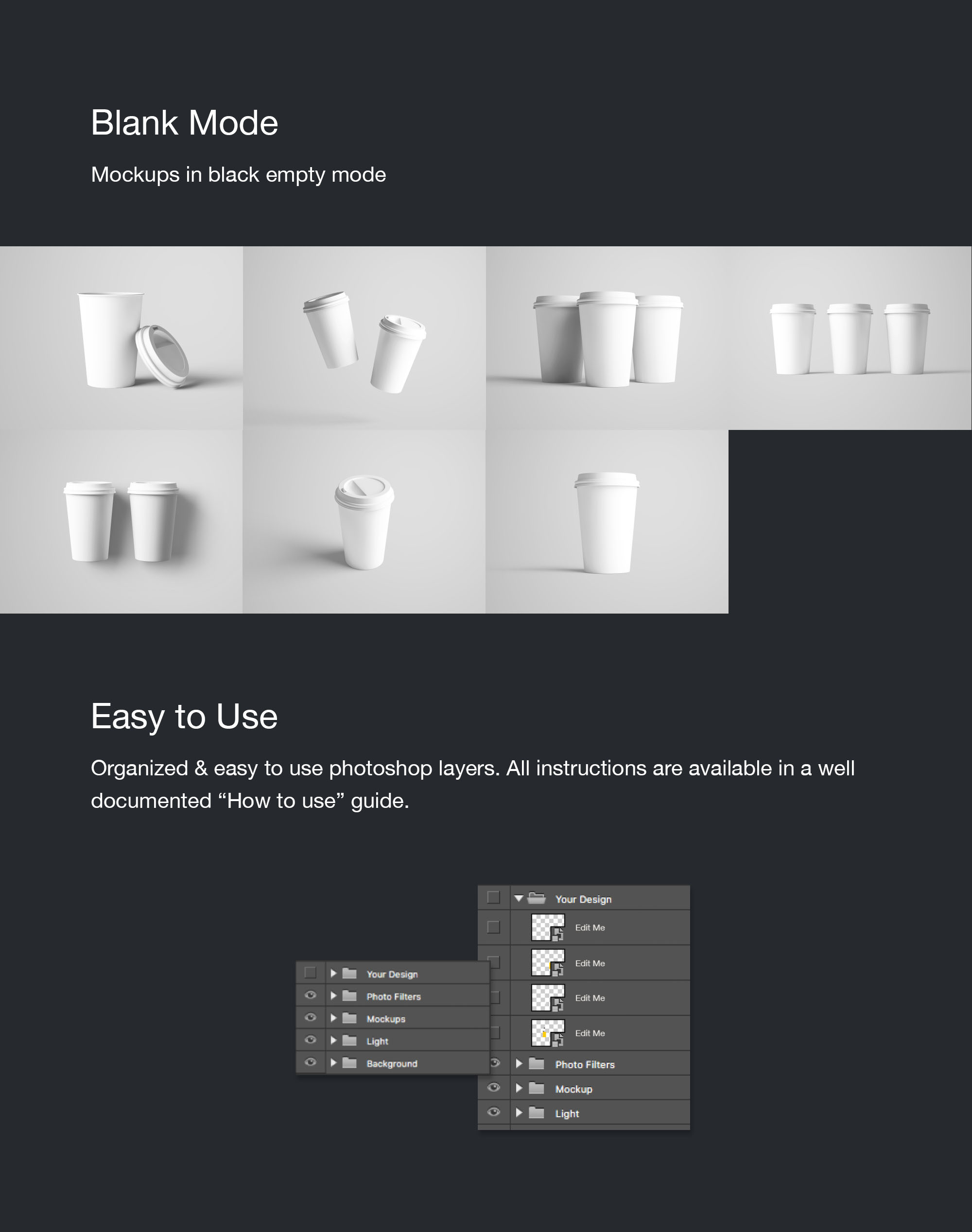 7个角度咖啡纸杯样机 7 PSD Coffee Cup Mockups_img_2