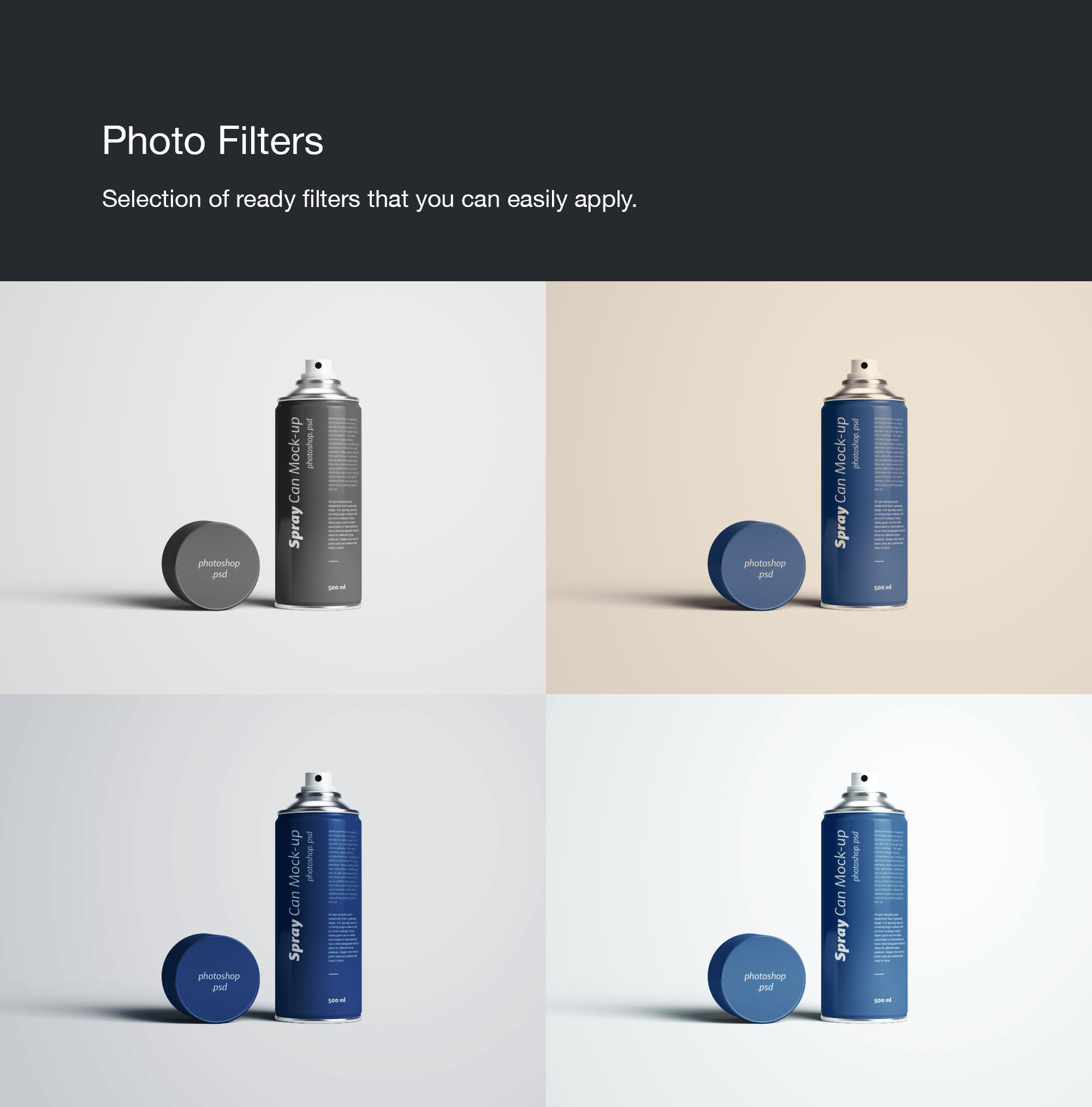 喷雾剂设计提案铁质灌装展示样机 Spray Can Mockup Photoshop PSD_img_2