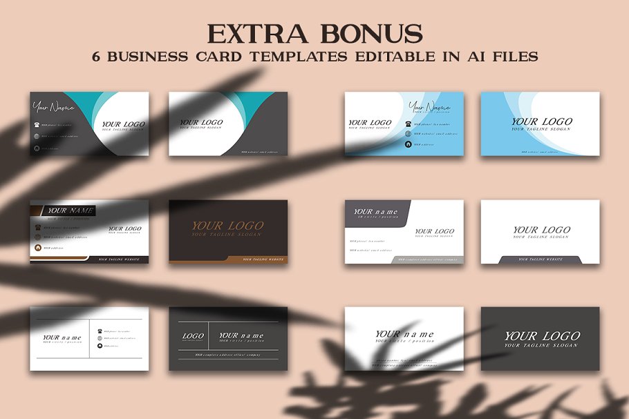 华丽婚礼品牌T恤字体家族 Attention l Combine with Extra Bonus_img_2