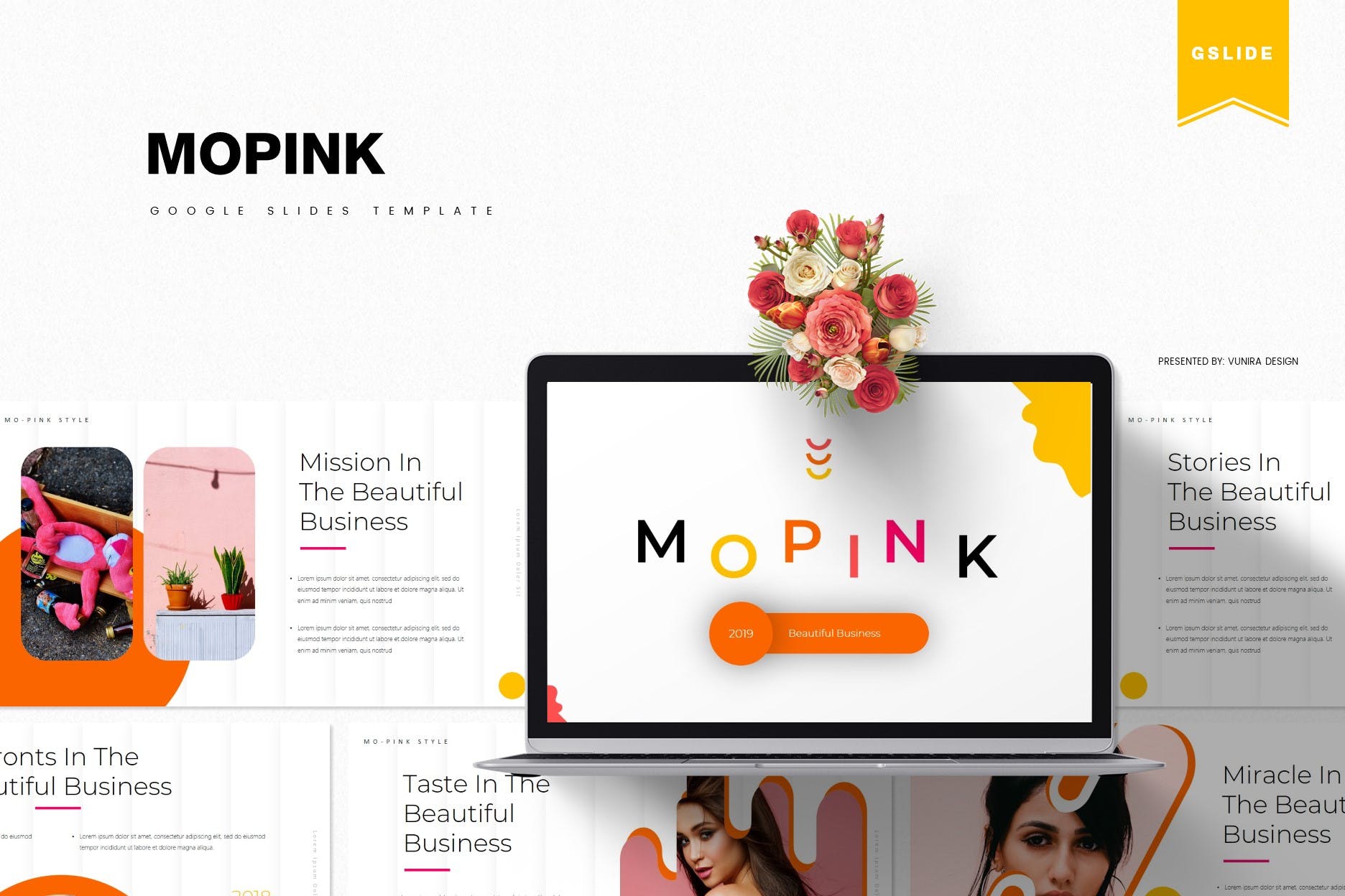 粉红色女性服装饰品营销PPT模板KEY幻灯片SLIDES演示文稿 Mopink Powerpoint, Keynote and Google Slides Templates_img_2