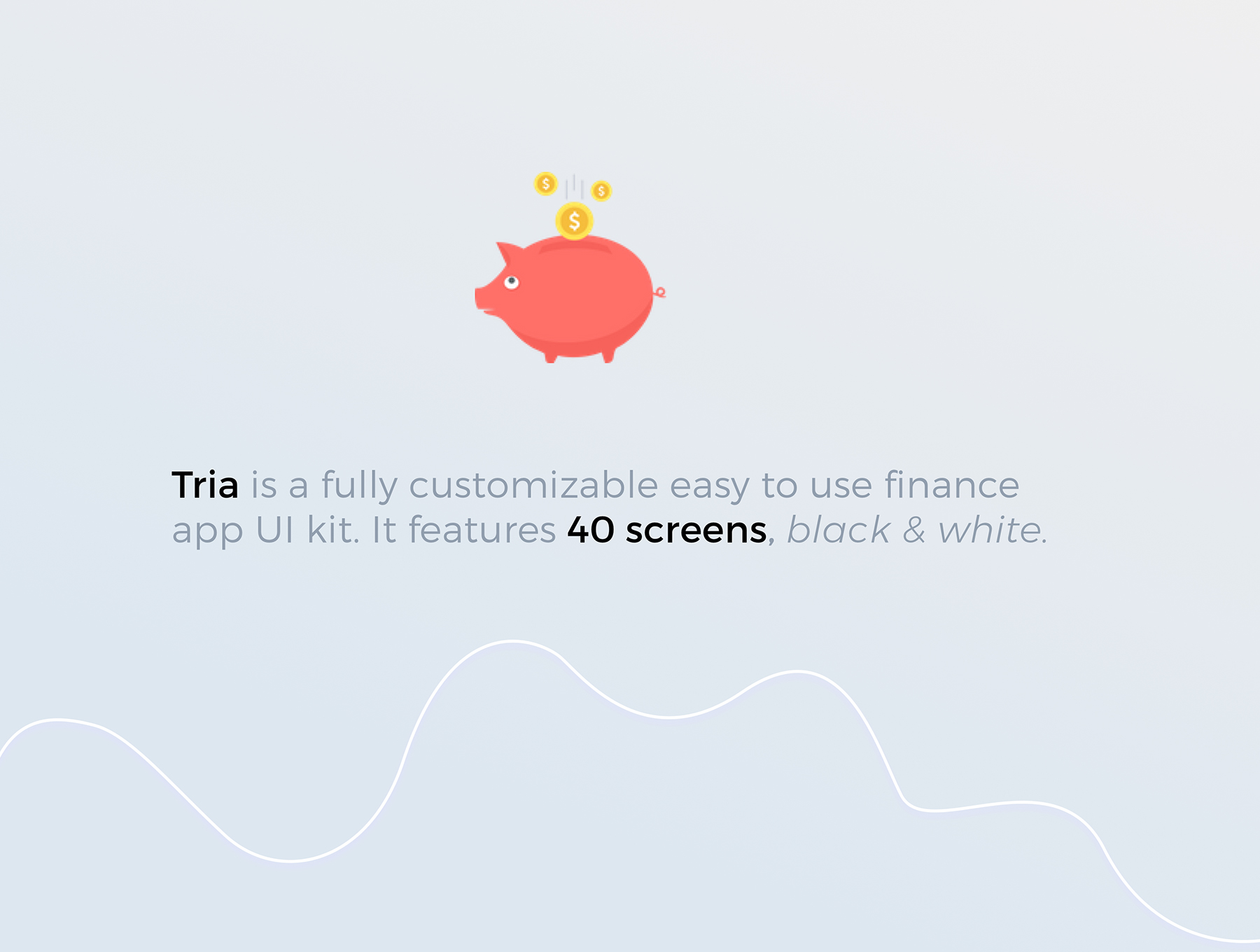 财务资金信用卡管理平台iOS APP UI工具包 Tria Finance App UI Kit_img_2