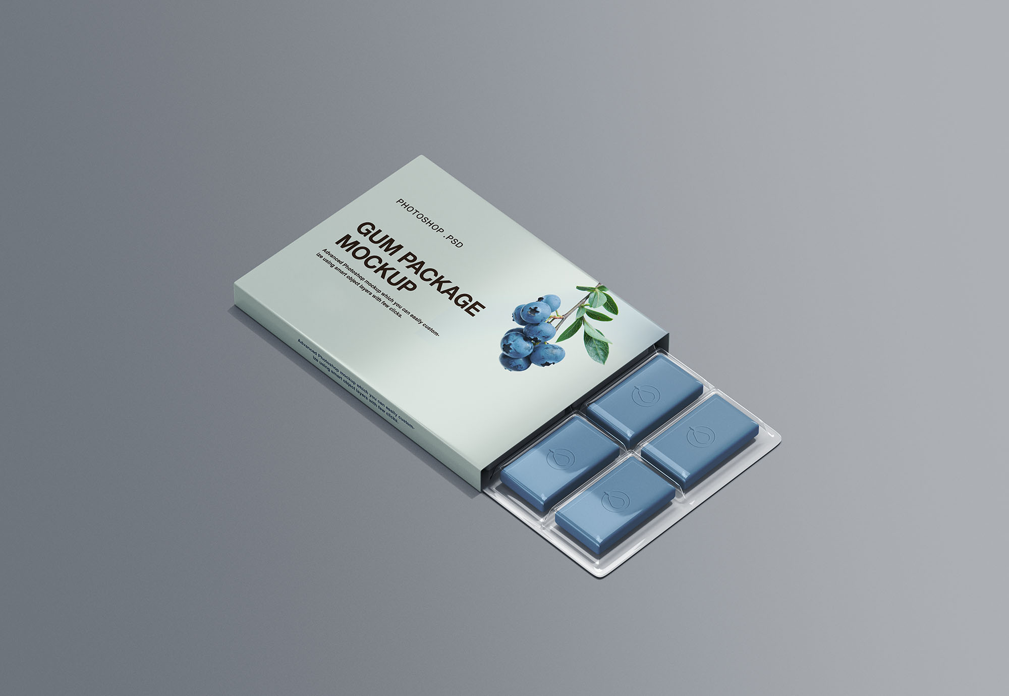 嚼口香糖包装设计提案展示样机 Chewing Gum Packaging Mockup_img_2