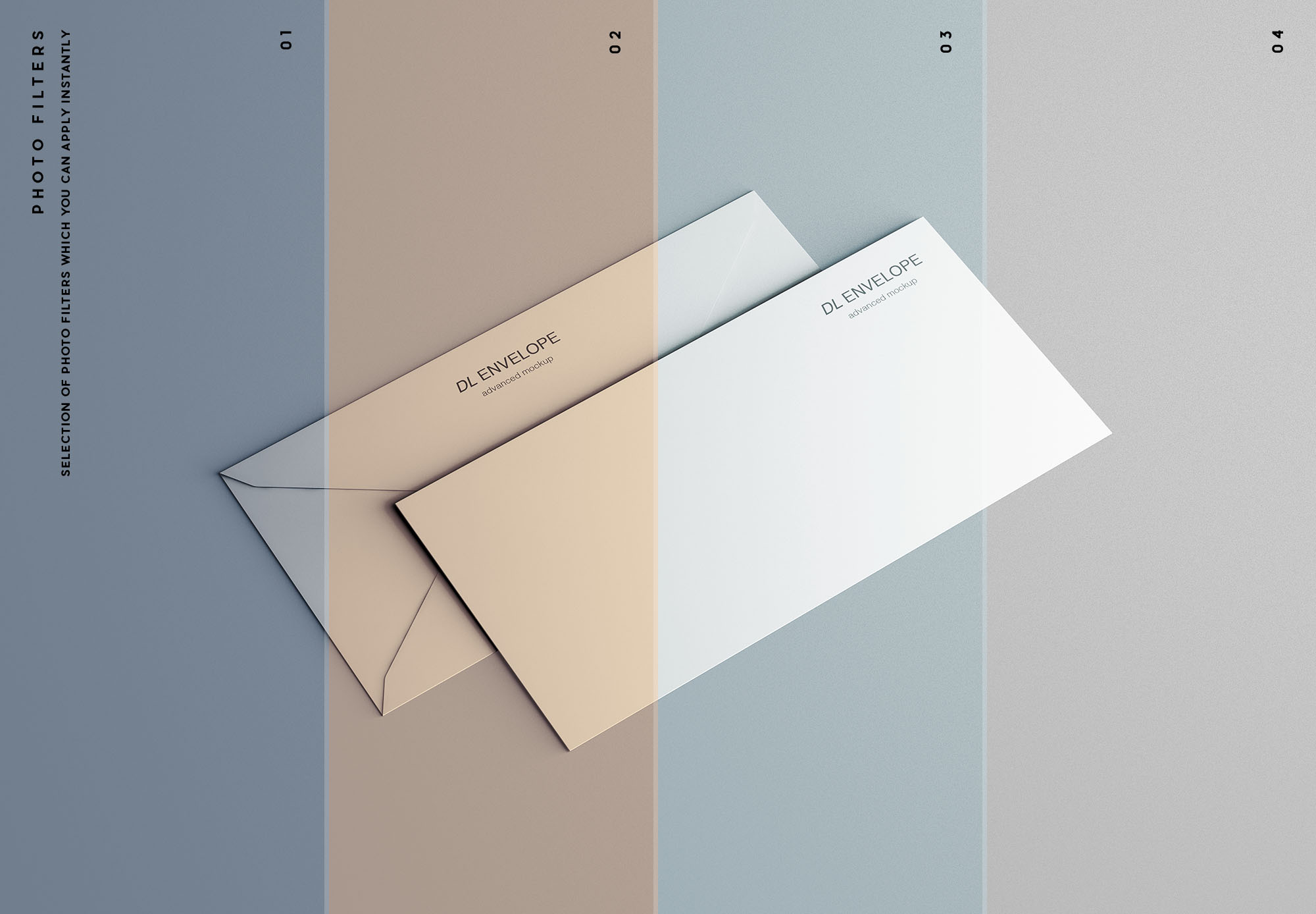品牌VI设计提案DL信封展示样机 Baronial DL Envelope Mockup_img_2