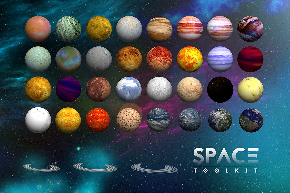 高清太阳系星星太空照片合集 Space Toolkit_img_2