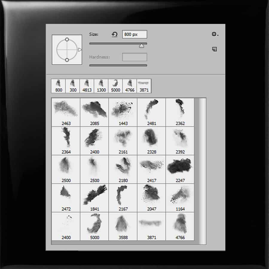 炫酷的粉末烟雾爆炸效果PS动作 Powder Photoshop Brush Collection + Tutorial_img_2