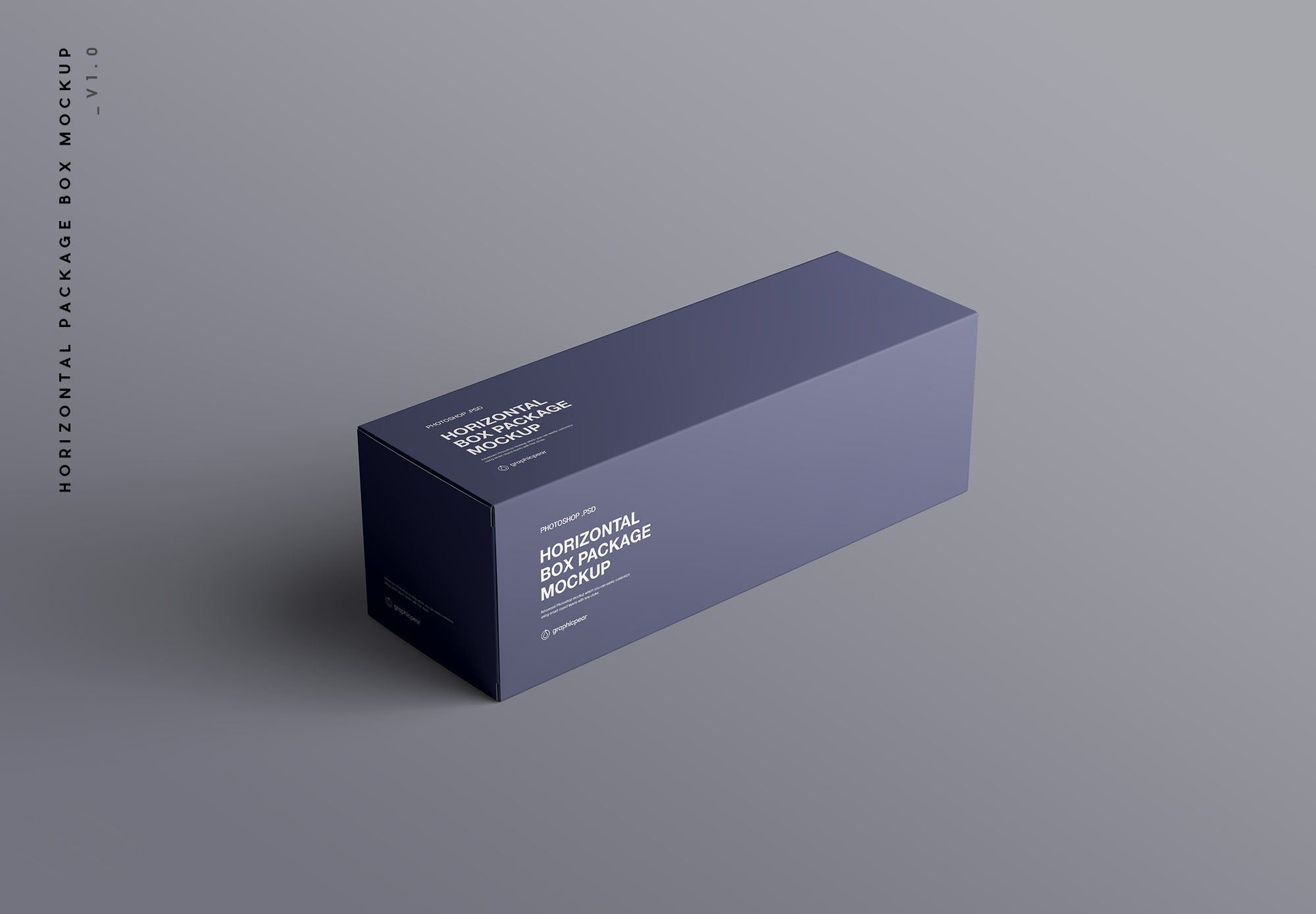 方形产品外盒包装展示样机 Horizontal Package Box Mockup_img_2