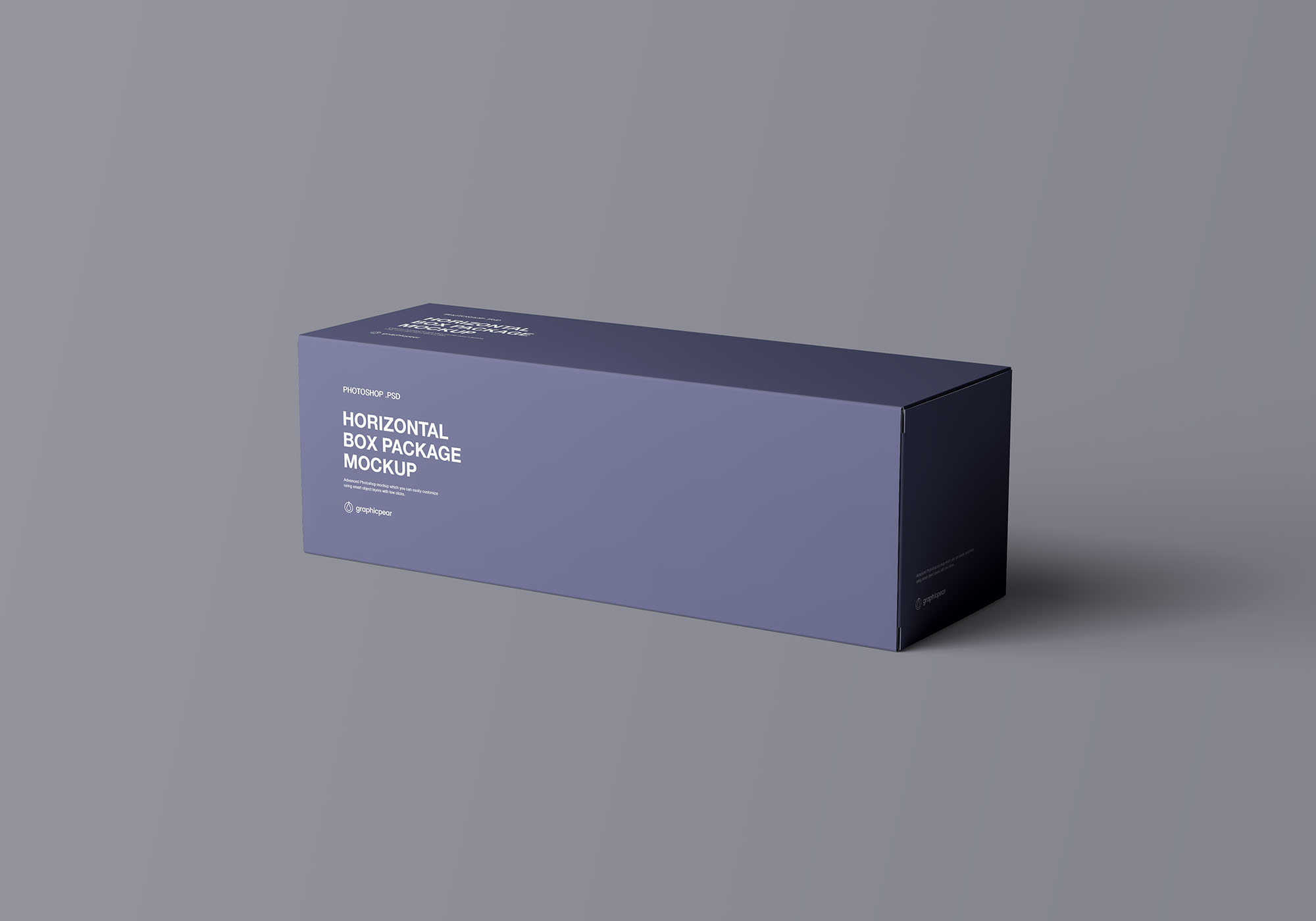 方形产品外盒包装展示样机 Horizontal Package Box Mockup_img_2