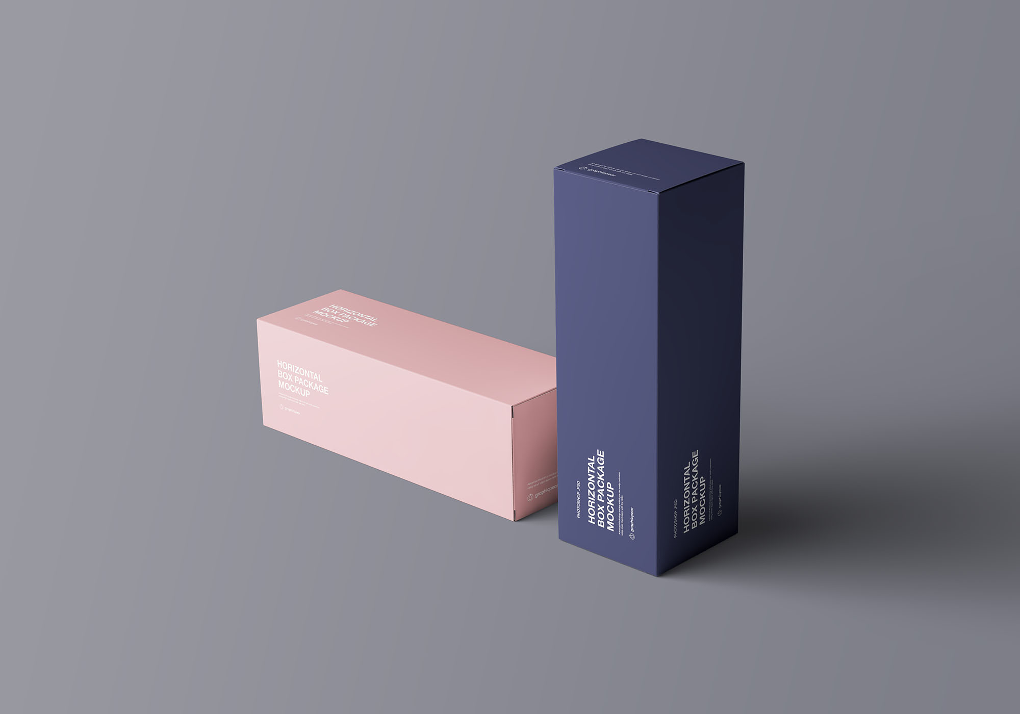 方形产品外盒包装展示样机 Horizontal Package Box Mockup_img_2