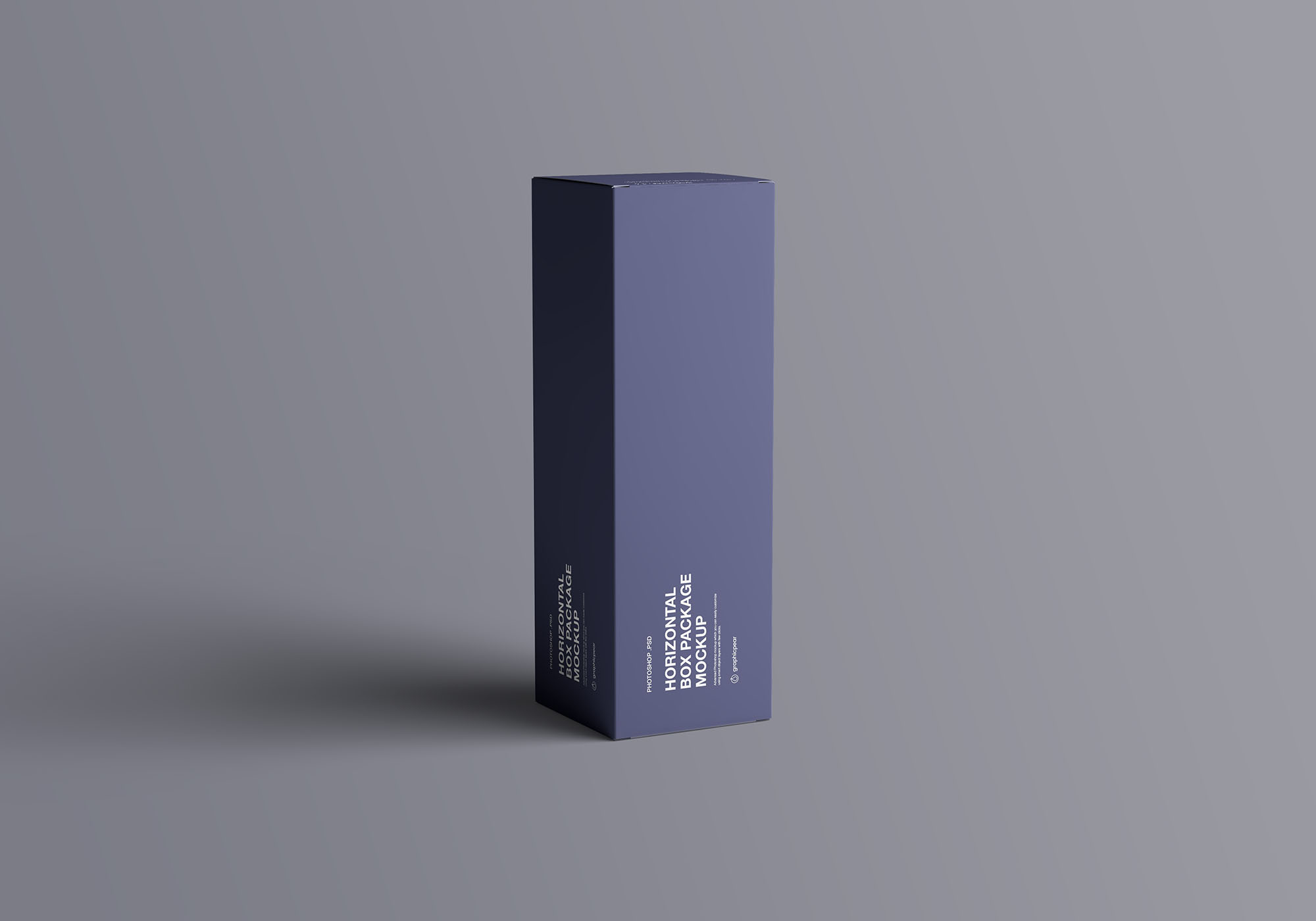 方形产品外盒包装展示样机 Horizontal Package Box Mockup_img_2