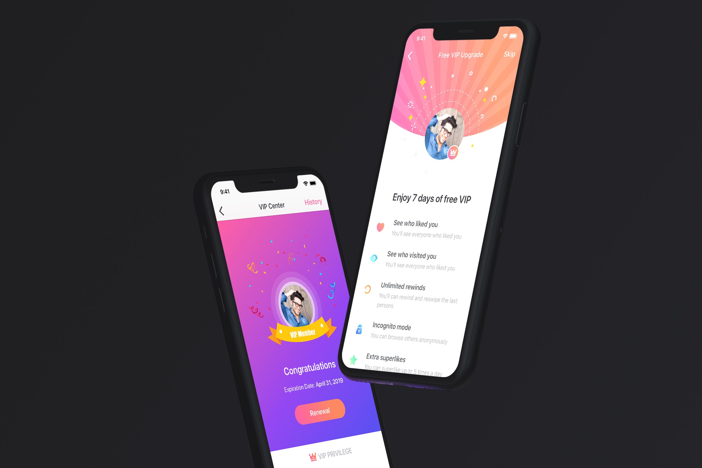 社交约会手机APP UI工具包 MIGO DATING UI KIT_img_2