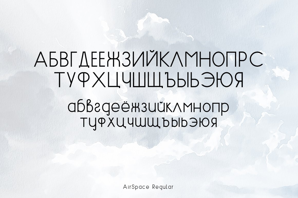 时尚极简徽标海报主题无衬线字体 AIRSPACE | Minimal Sans Serif Font_img_2