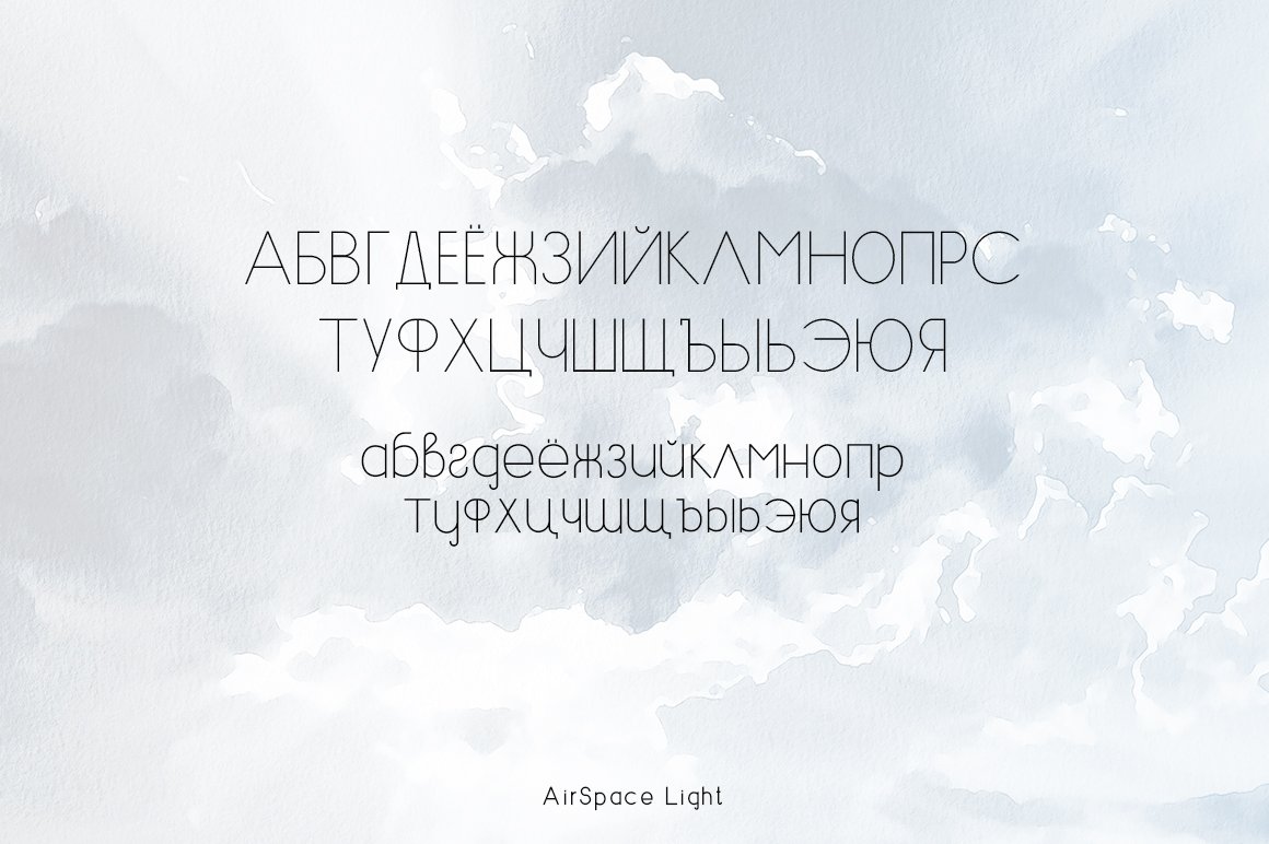 时尚极简徽标海报主题无衬线字体 AIRSPACE | Minimal Sans Serif Font_img_2