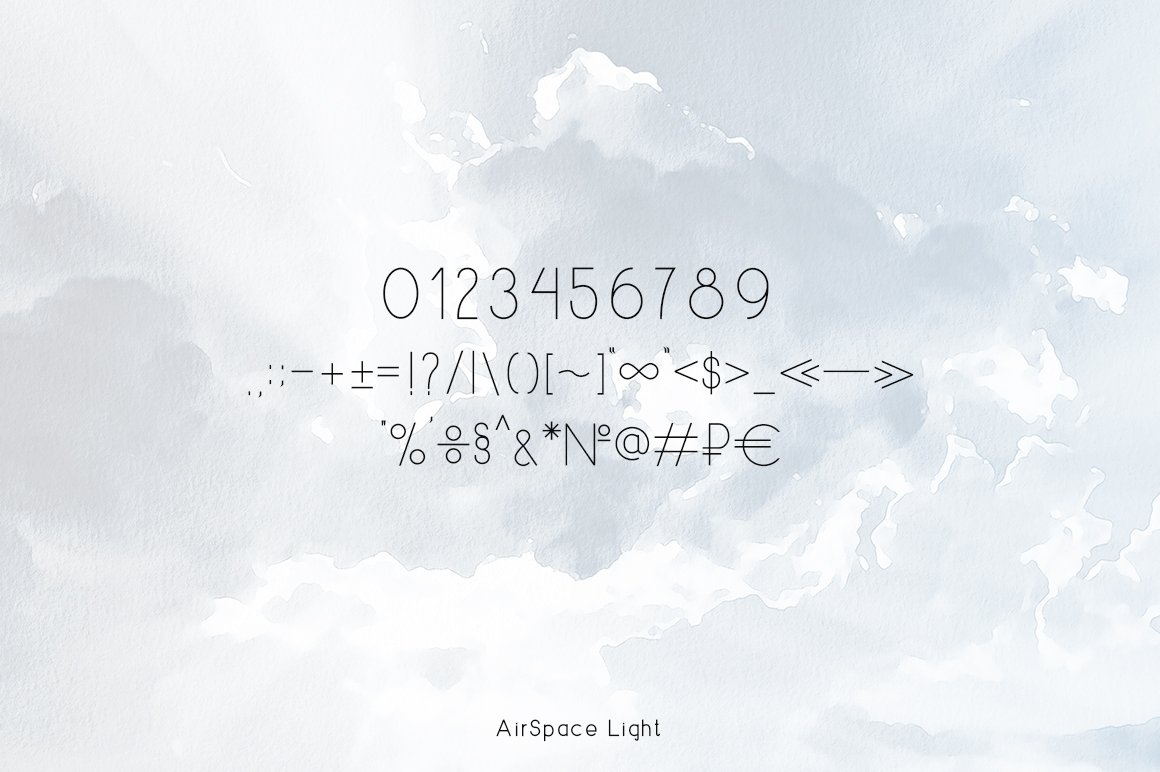 时尚极简徽标海报主题无衬线字体 AIRSPACE | Minimal Sans Serif Font_img_2