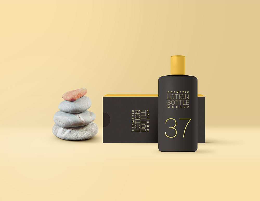 护肤品香水手油包装样机 Cosmetic Lotion Packaging Mockup_img_2