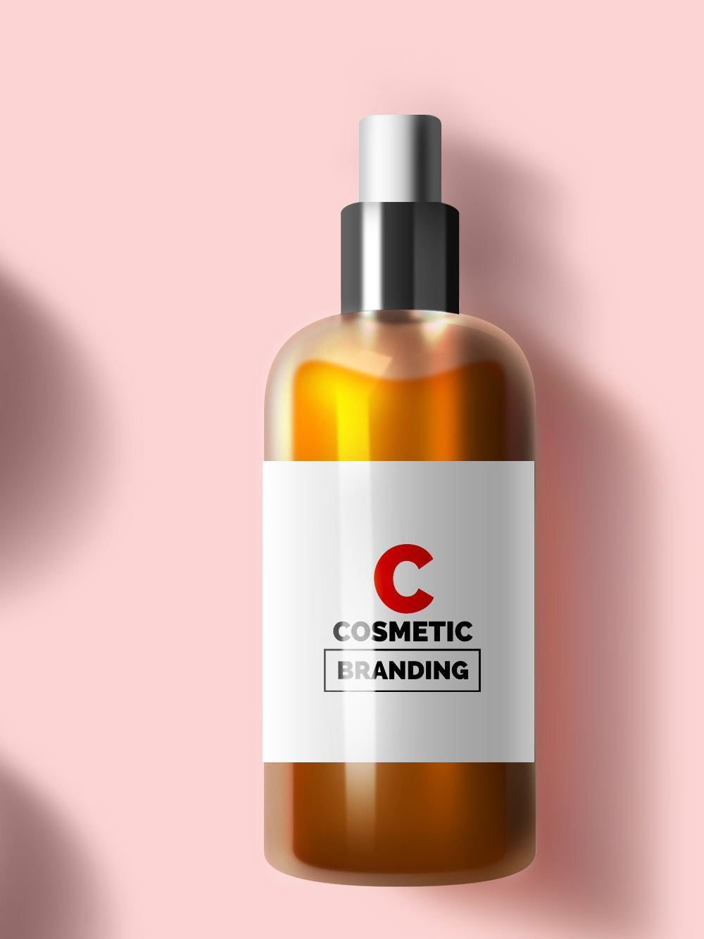 时尚美容护肤品精油包装展示样机 Cosmetic Branding Mockup_img_2