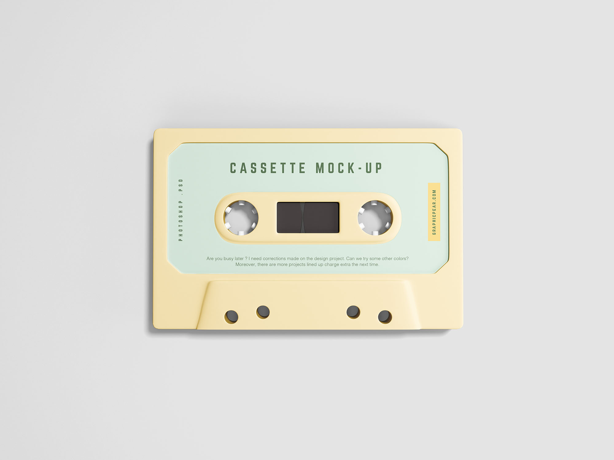 2款精致磁带盘展示样机 2 Exquisite Cassette Mockup_img_2