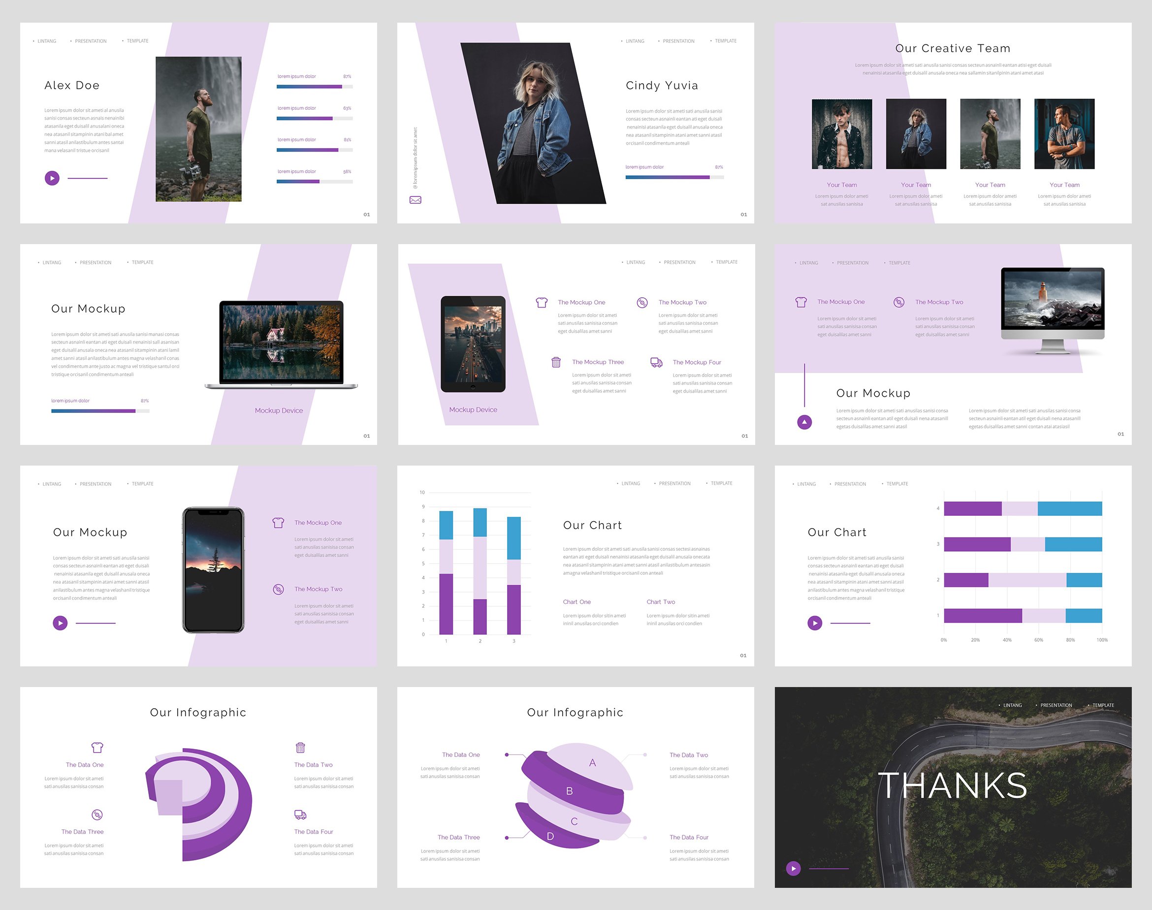 设计摄影工作室介绍幻灯片模板 Lintang - Creative Powerpoint, Keynote, Google Slides Templates_img_2