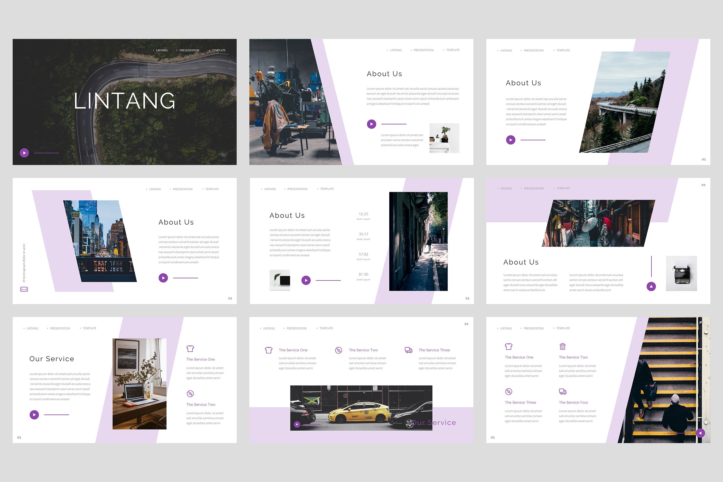 设计摄影工作室介绍幻灯片模板 Lintang - Creative Powerpoint, Keynote, Google Slides Templates_img_2