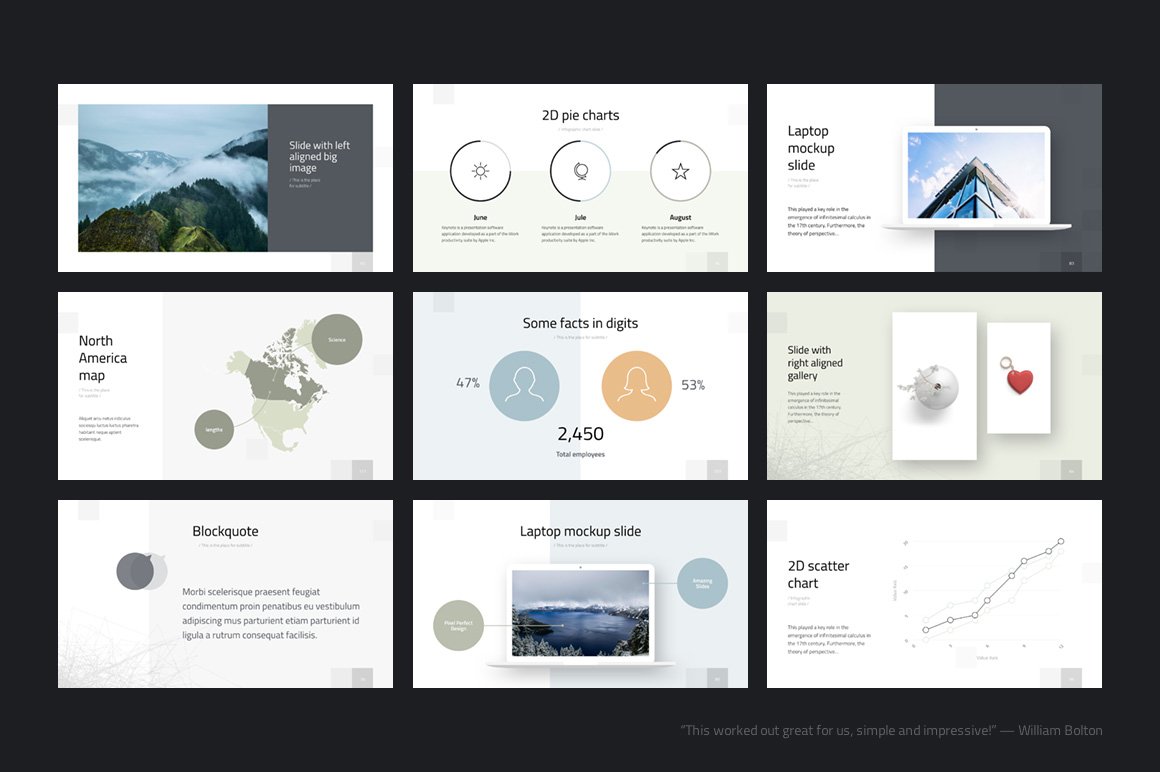 超现代产品营销企业品牌介绍PPT模板 Geometry PowerPoint Template_img_2