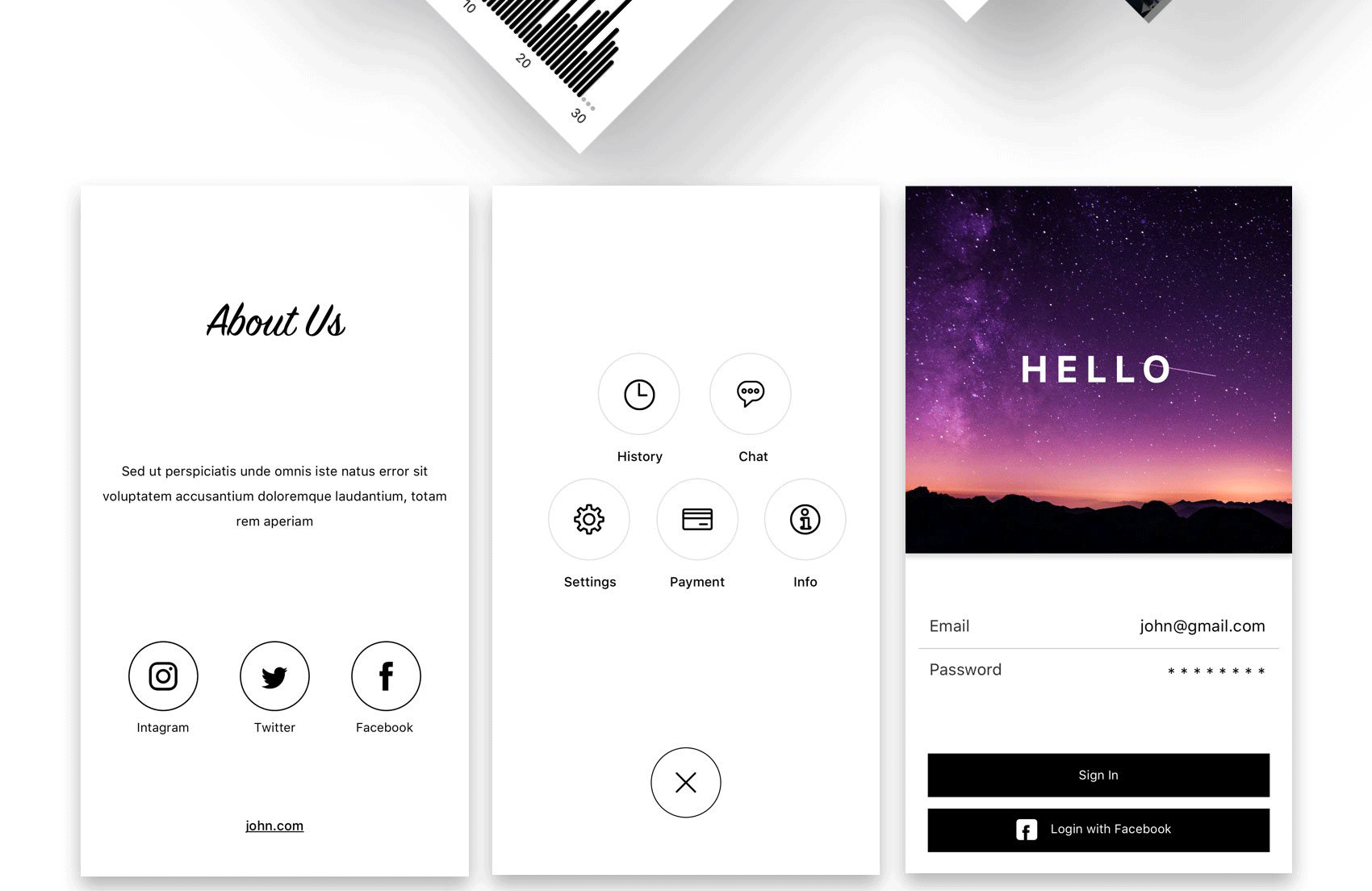 多用途手机应用 UI 套件 Hello UI Kit Mod. 2_img_2