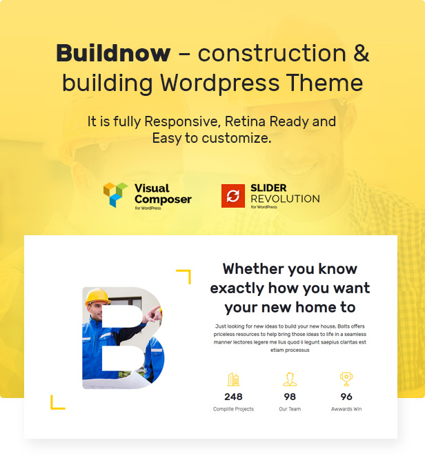 设计建造/建筑工程公司WordPress模板 Buildnow - Construction & Building WordPress Theme_img_2