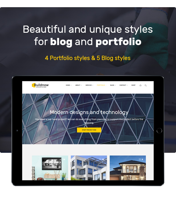 设计建造/建筑工程公司WordPress模板 Buildnow - Construction & Building WordPress Theme_img_2