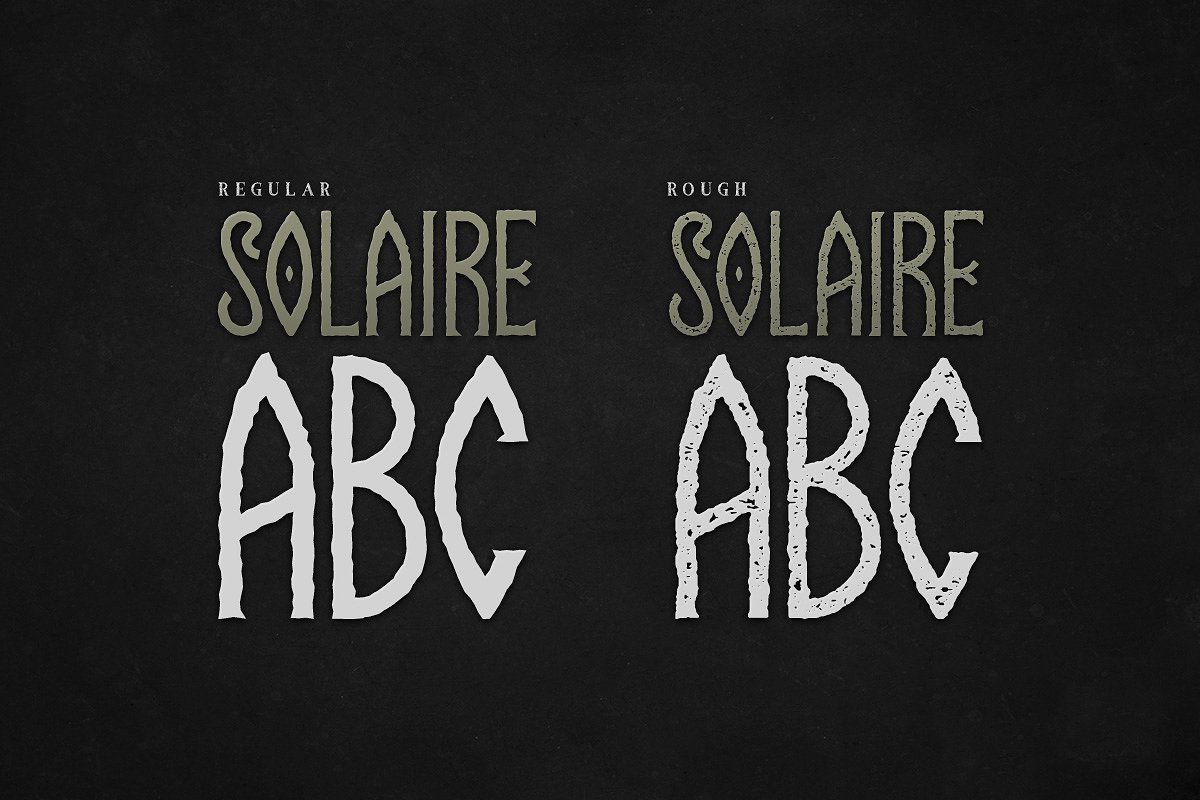 神秘游戏魔法中世纪哥特式字体 Solaire Typeface Font_img_2