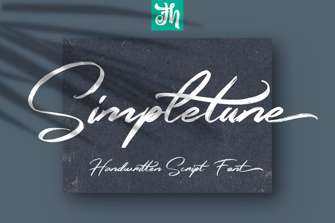 简约婚礼徽章标题手写书法字体 Simpletune - Handwritten Script Font_img_2