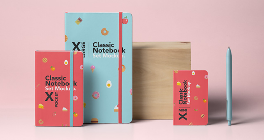 精致办公文创笔记本设计样机合集 Notebook Mockup Set_img_2