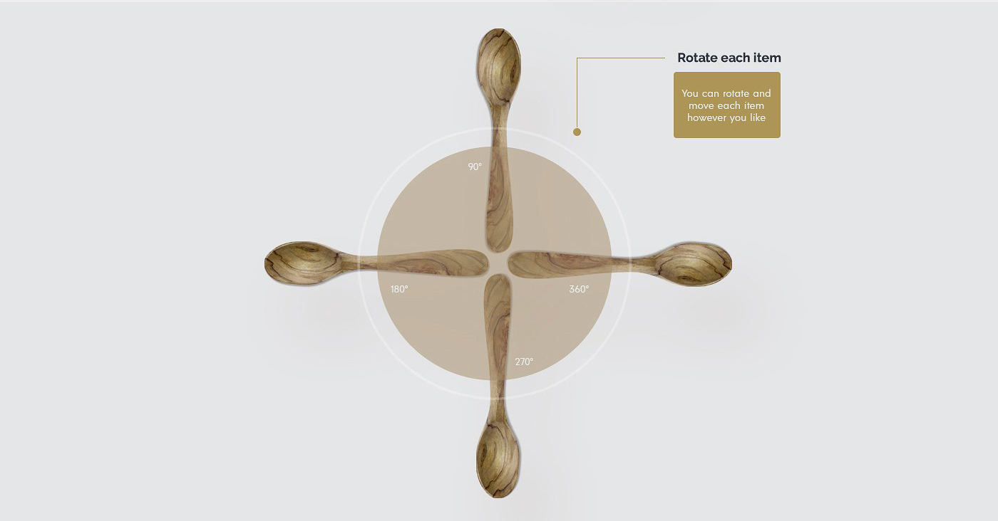 5.98G 餐饮品牌设计提案橄榄木木质餐具展示样机 Olive Wood Mock-Up Scene Generator_img_2