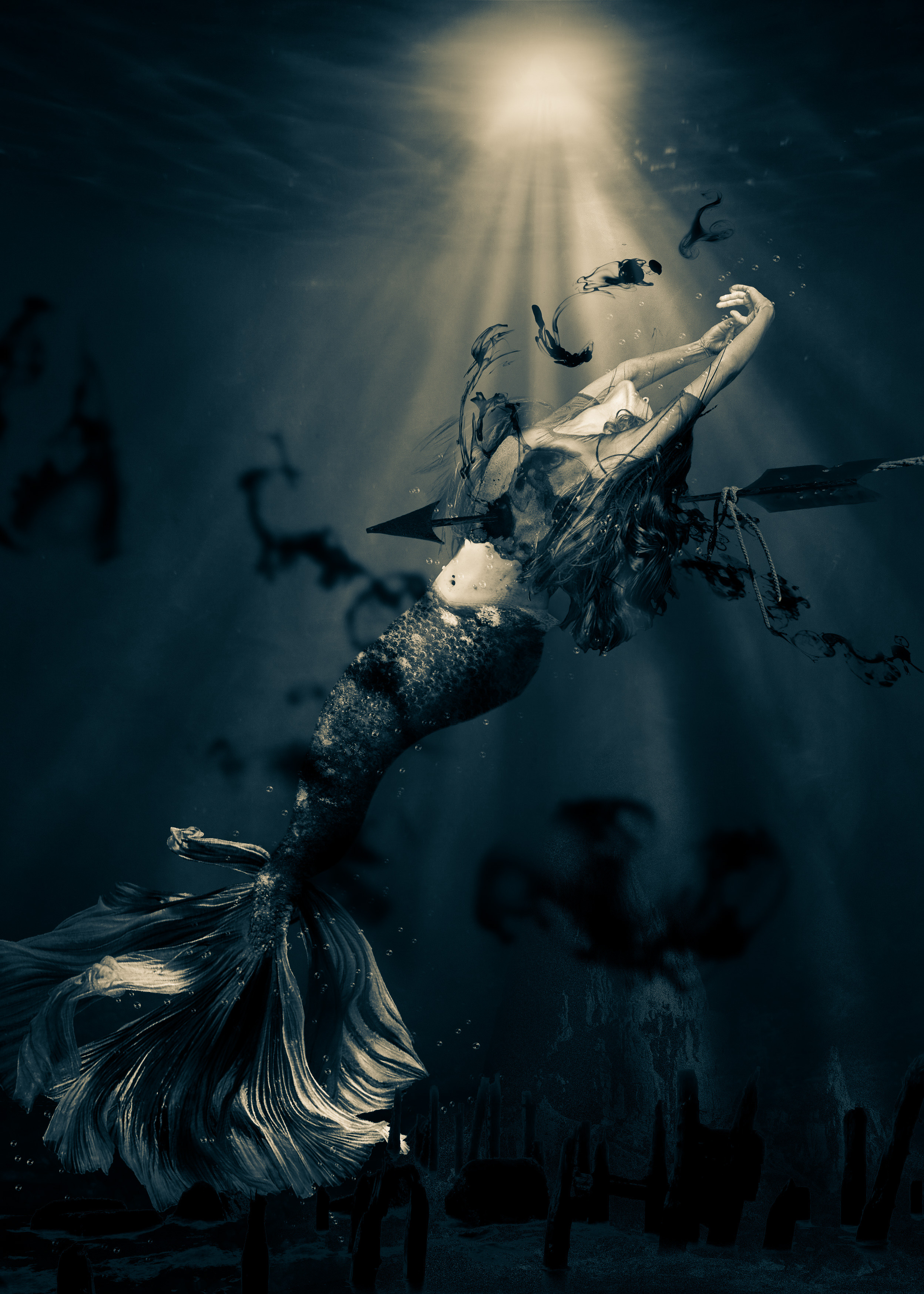 松散流动水墨烟雾背景纹理 Raw Exchange – Liquid Ink Spashes_img_2