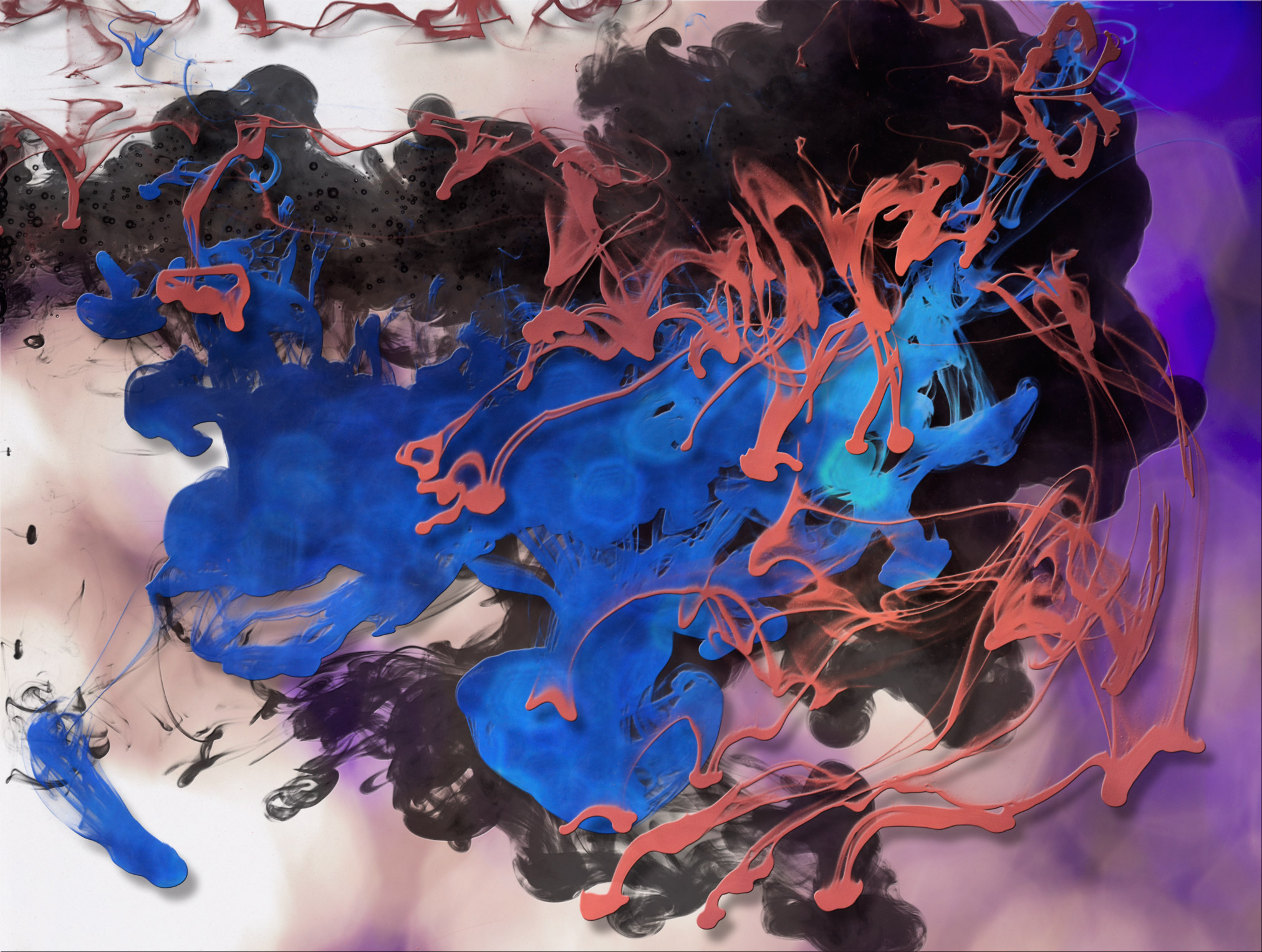 松散流动水墨烟雾背景纹理 Raw Exchange – Liquid Ink Spashes_img_2