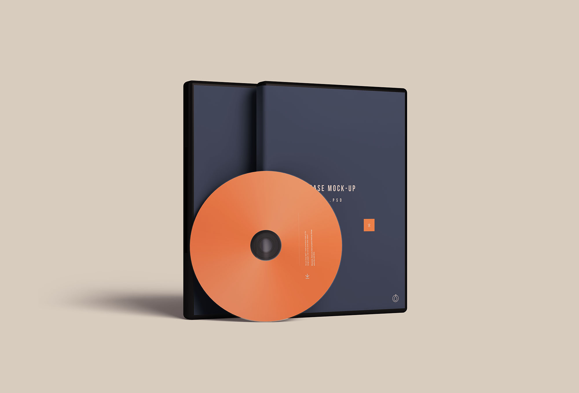 高端CD盒子DVD包装盒展示样机PSD智能贴图模板 Advanced PSD DVD Case Mockup_img_2