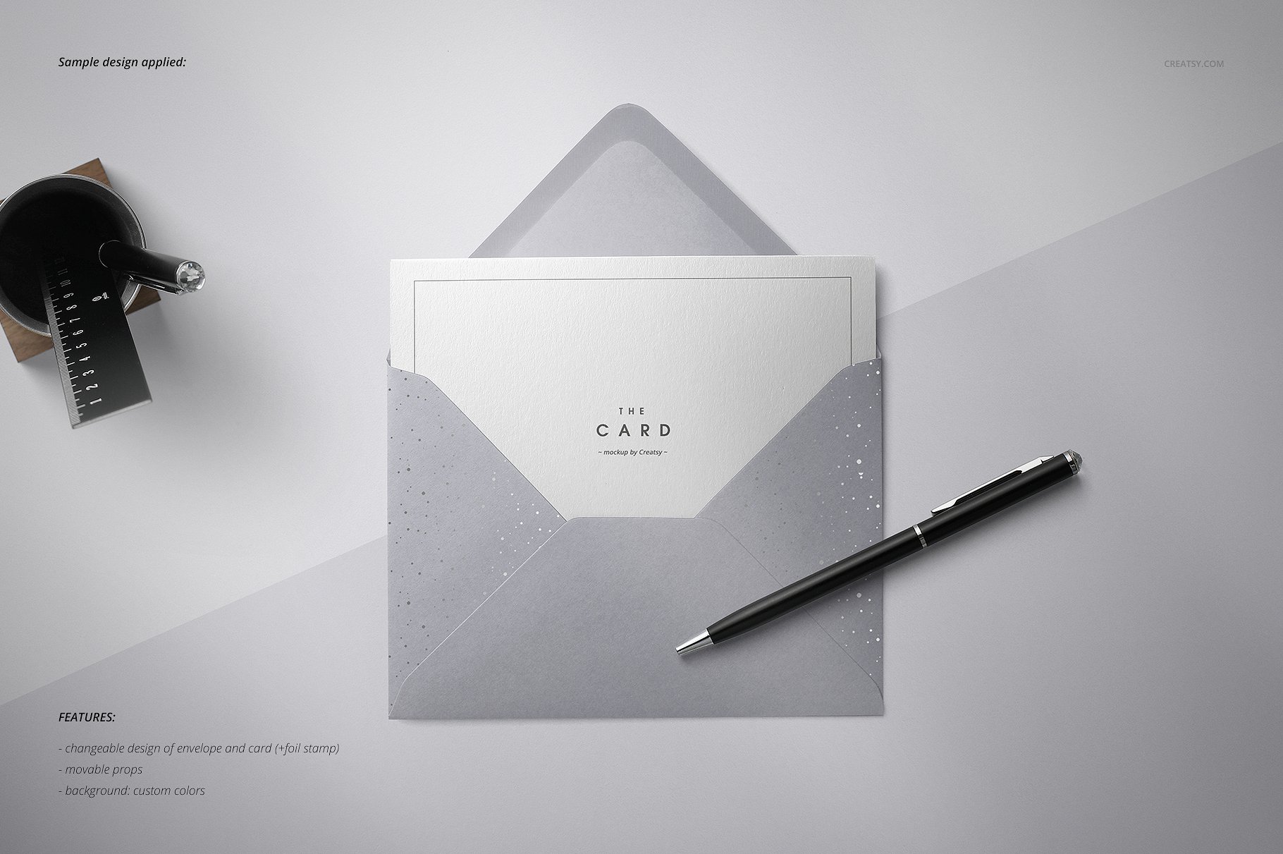 [9.9G] 超巨量的办公文具信封样机PSD智能贴图模板 Envelopes Mockup Set (+props)_img_2