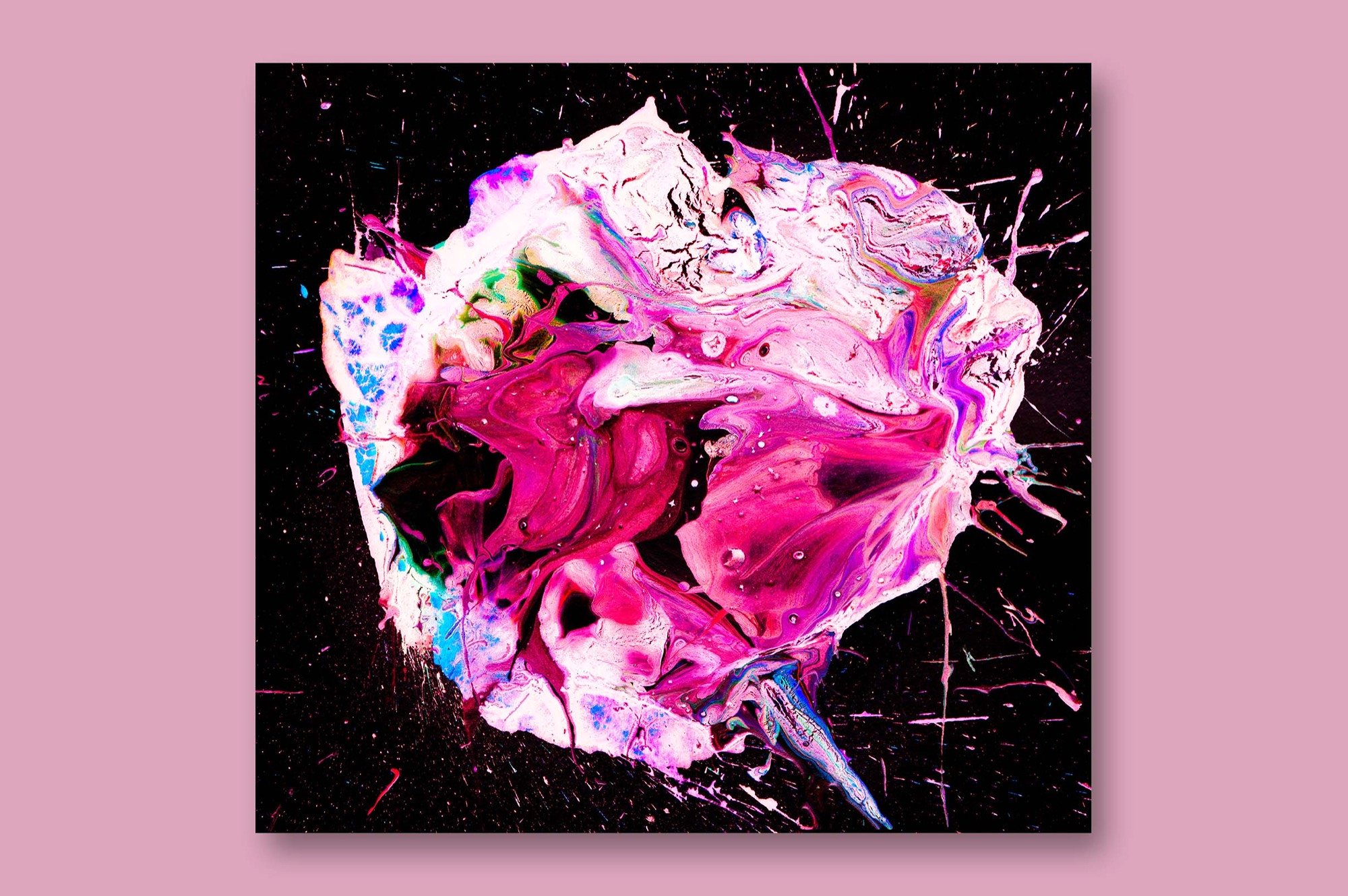 创意抽象纹理系列：抽象液态流体油漆丙烯酸刷子画工具包 Abstract Paint Bundle_img_2