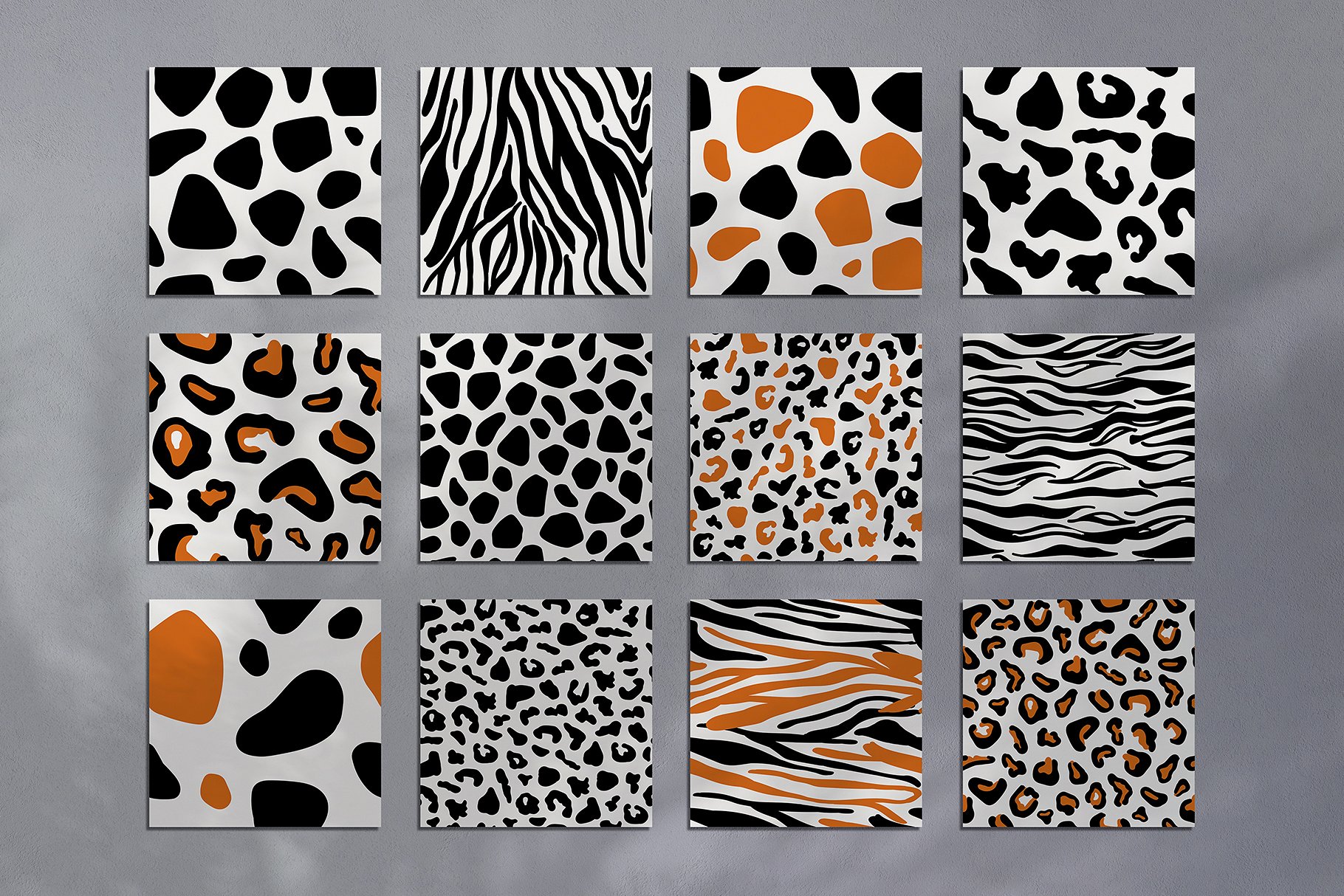 斑点豹纹无缝动物矢量图案 Animalista Patterns Collection_img_2