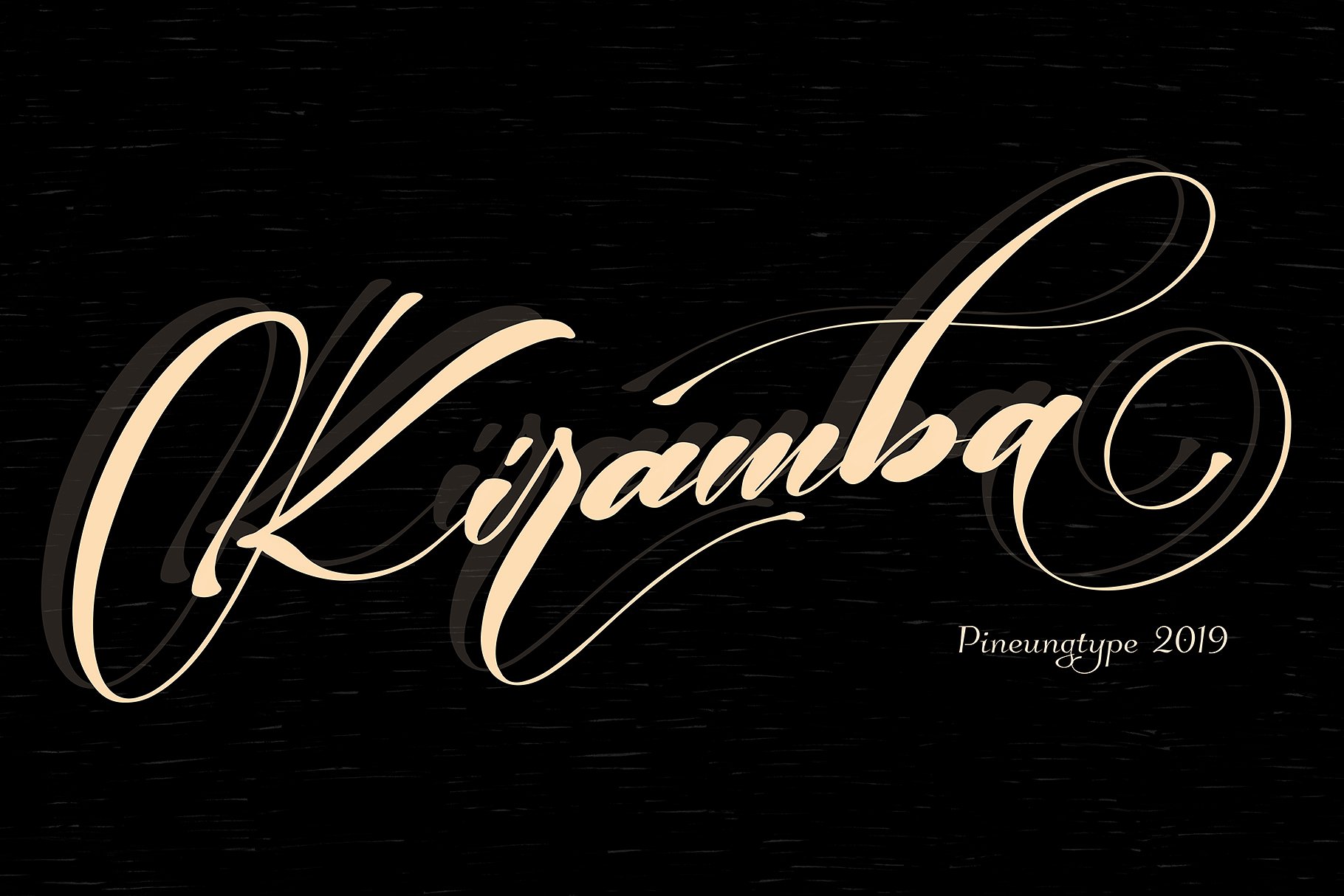 现代手写书法风格Kiramba字体 Modern Handwritten Calligraphy Style Kiramba Font_img_2