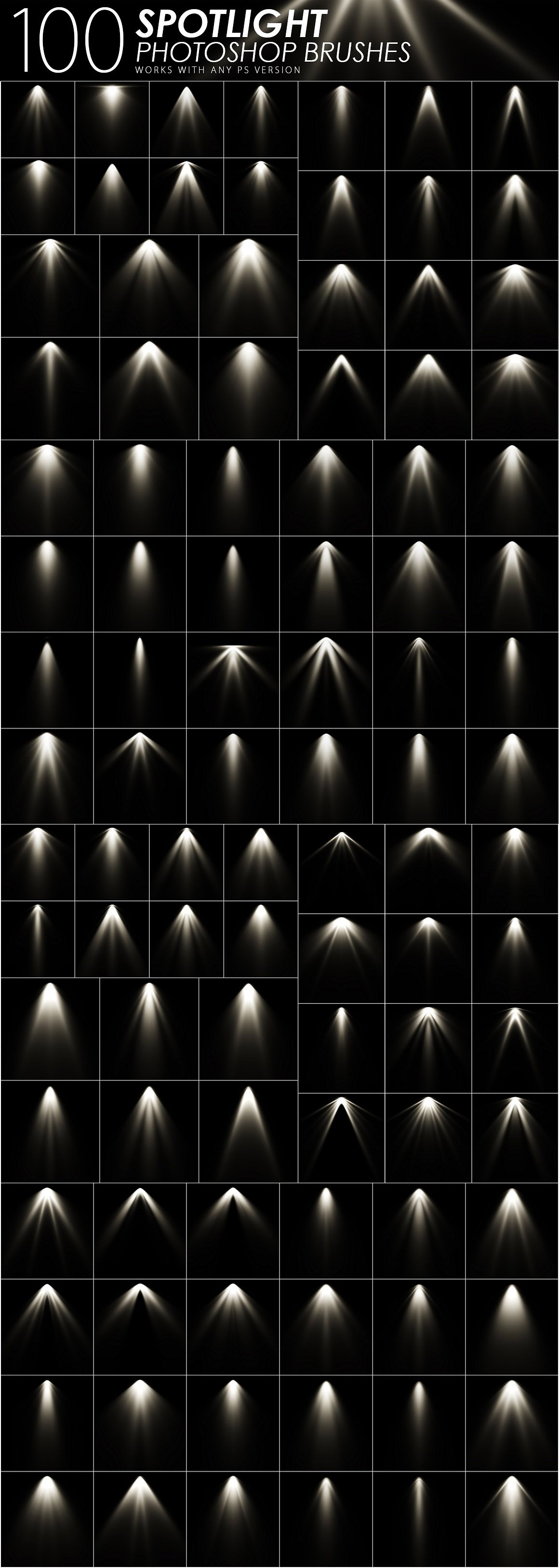 1505款烟雾火焰闪电灯光星星水墨水滴PS笔刷 1505 Smoke Flame Lightning Lights Stars Water Ink Drops PS Brush_img_2