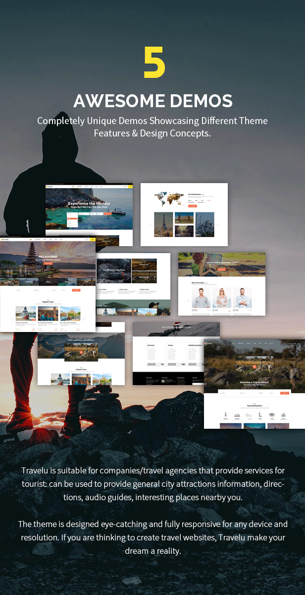 旅游公司旅行社专用WordPress模板 Efora - Travel, Tour Booking and Travel Agency WordPress Theme_img_2