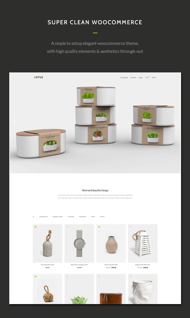 令人兴奋简约的小饰品电子商务Wordpress模板 Exciting Minimalist Trinkets E-Commerce Wordpress Template_img_2