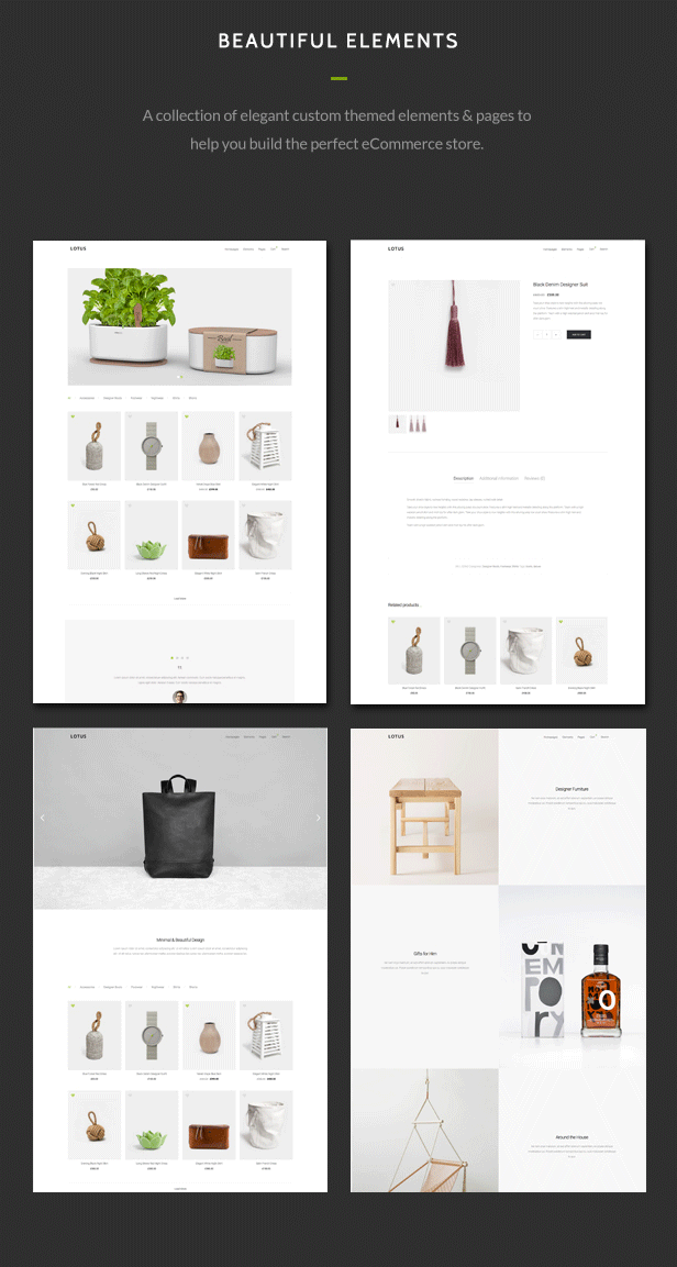 令人兴奋简约的小饰品电子商务Wordpress模板 Exciting Minimalist Trinkets E-Commerce Wordpress Template_img_2