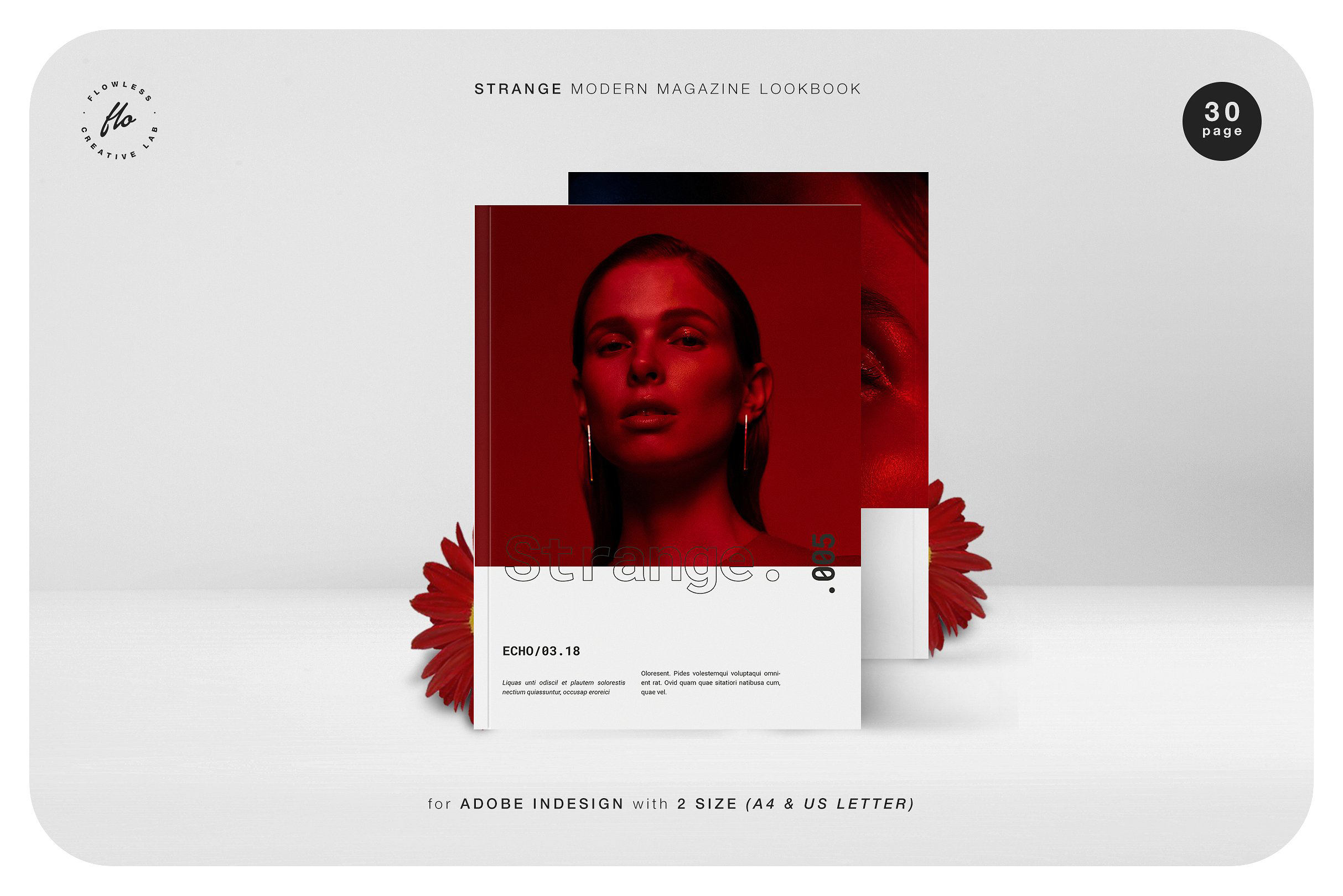 现代潮流的服装品牌Indesign杂志画册模板 Modern Fashion Clothing Brand Indesign Magazine Album Template_img_2